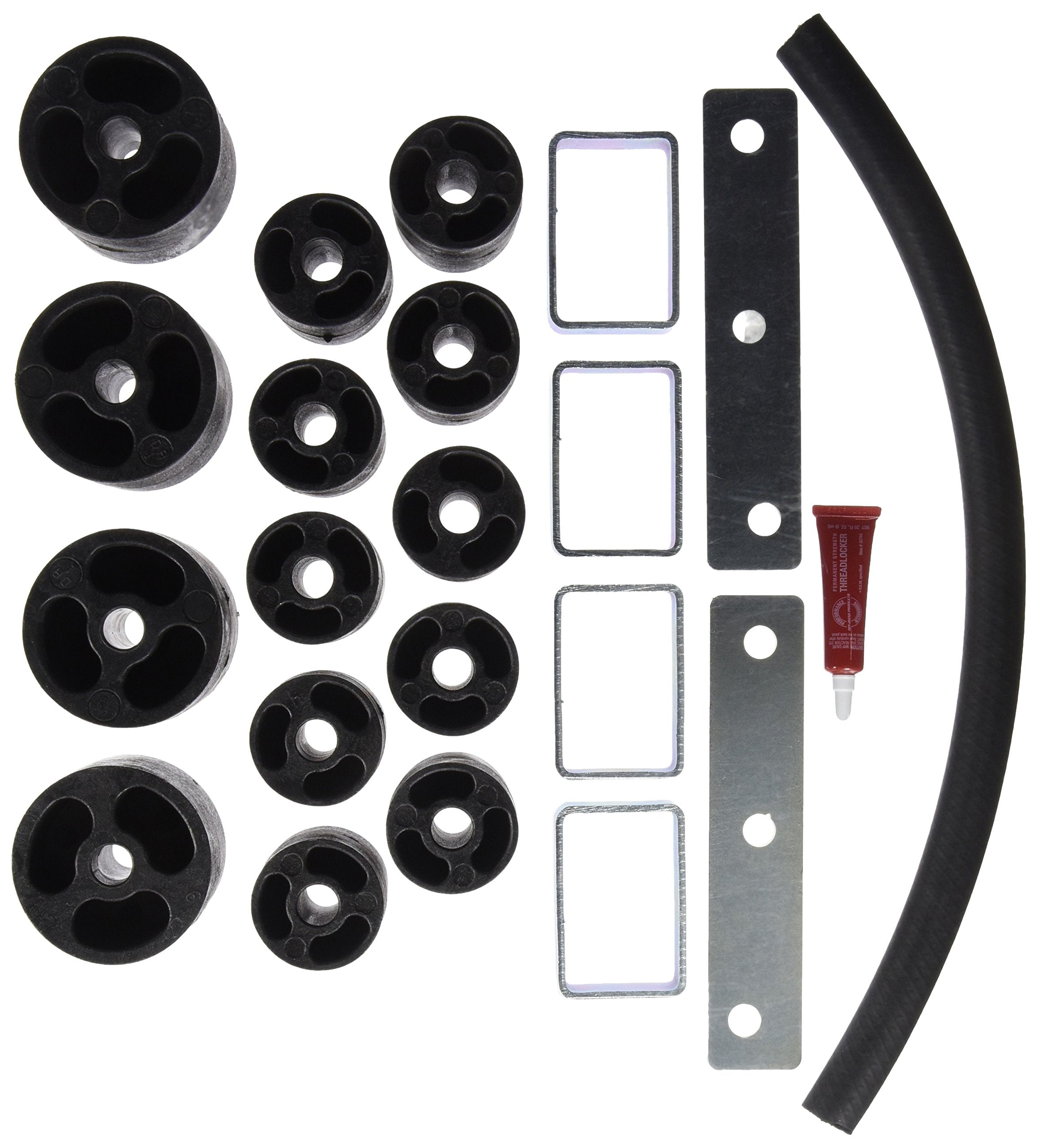 Toyota Pickup Performance Accessories 2WD and 4WD Standard and Extra cab (#9628 Required For Auto Trans) 3" Body Lift Kit, fits 1986 to 1988, PA5073, Made in America