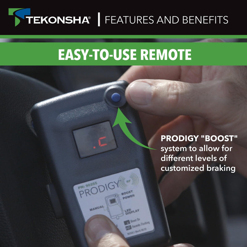 Tekonsha Prodigy RF Bluetooth Handheld Remote, Replacement Part 90257