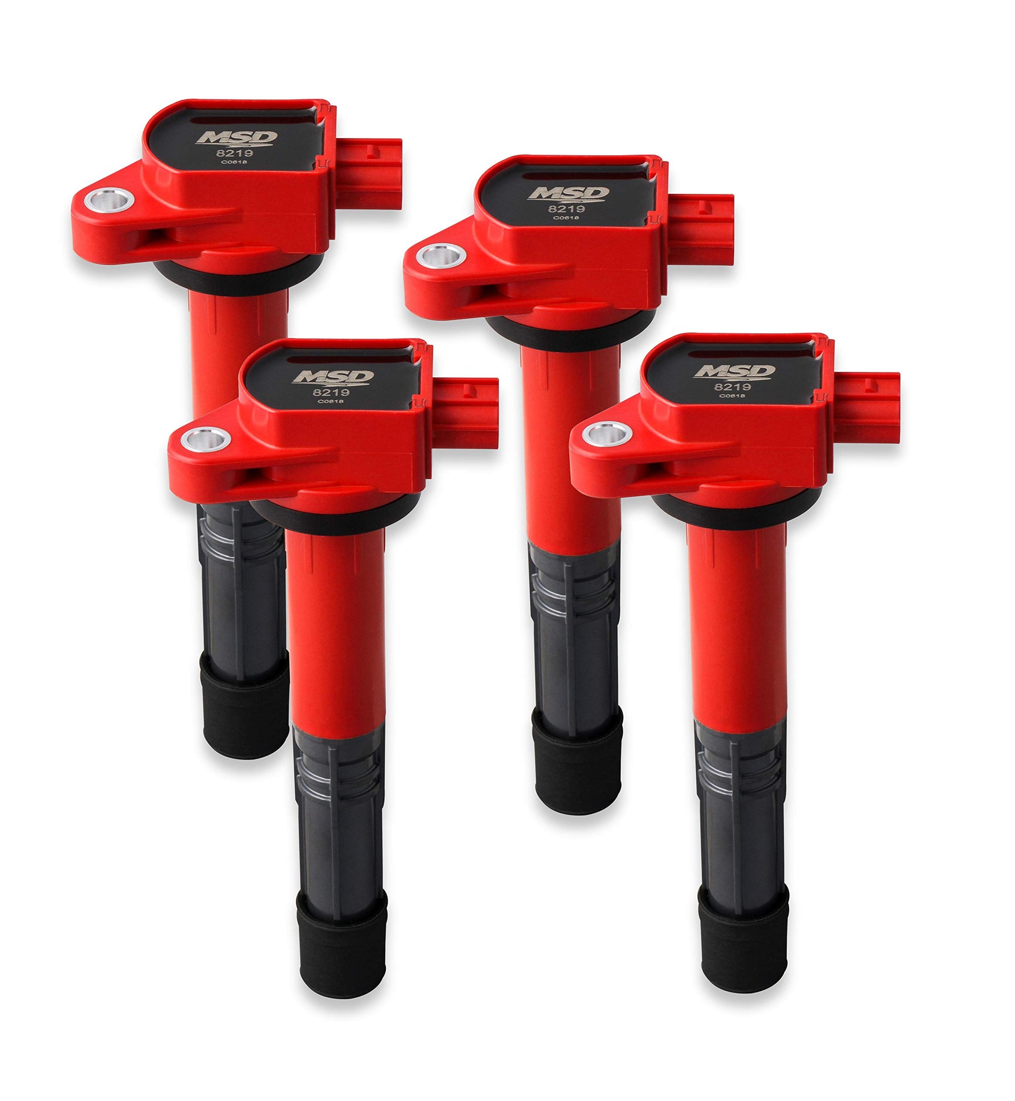 Blaster Series MSD 82194 Ignition Coils, Red, 4-pack