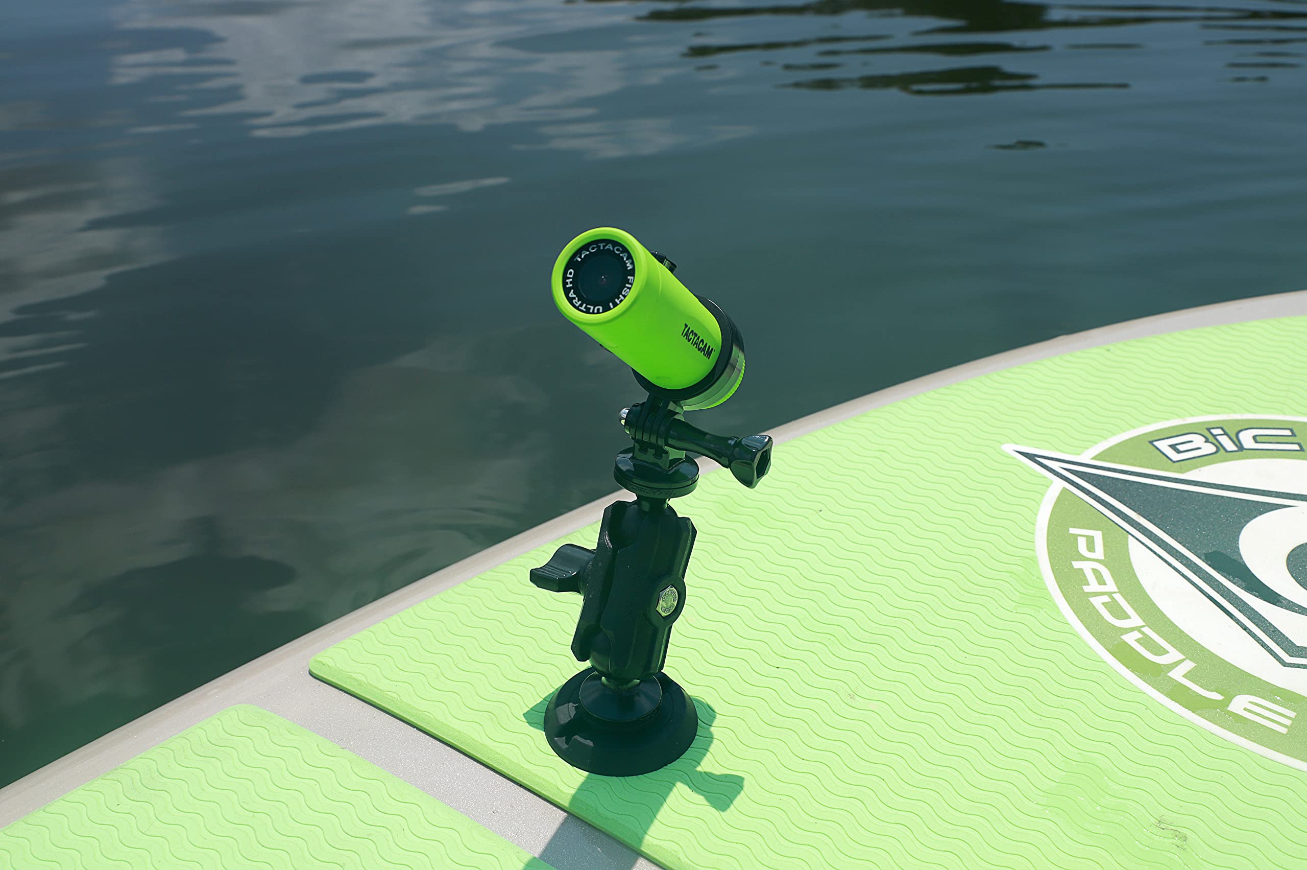 YakAttack Adapter Kit Leash Plug with Base for Stand Up Paddleboards | LockNLoad Compatible Mount for Rod Holders, Fish Finders & Camera Accessories | Flexible Rubber Base | Made in USA