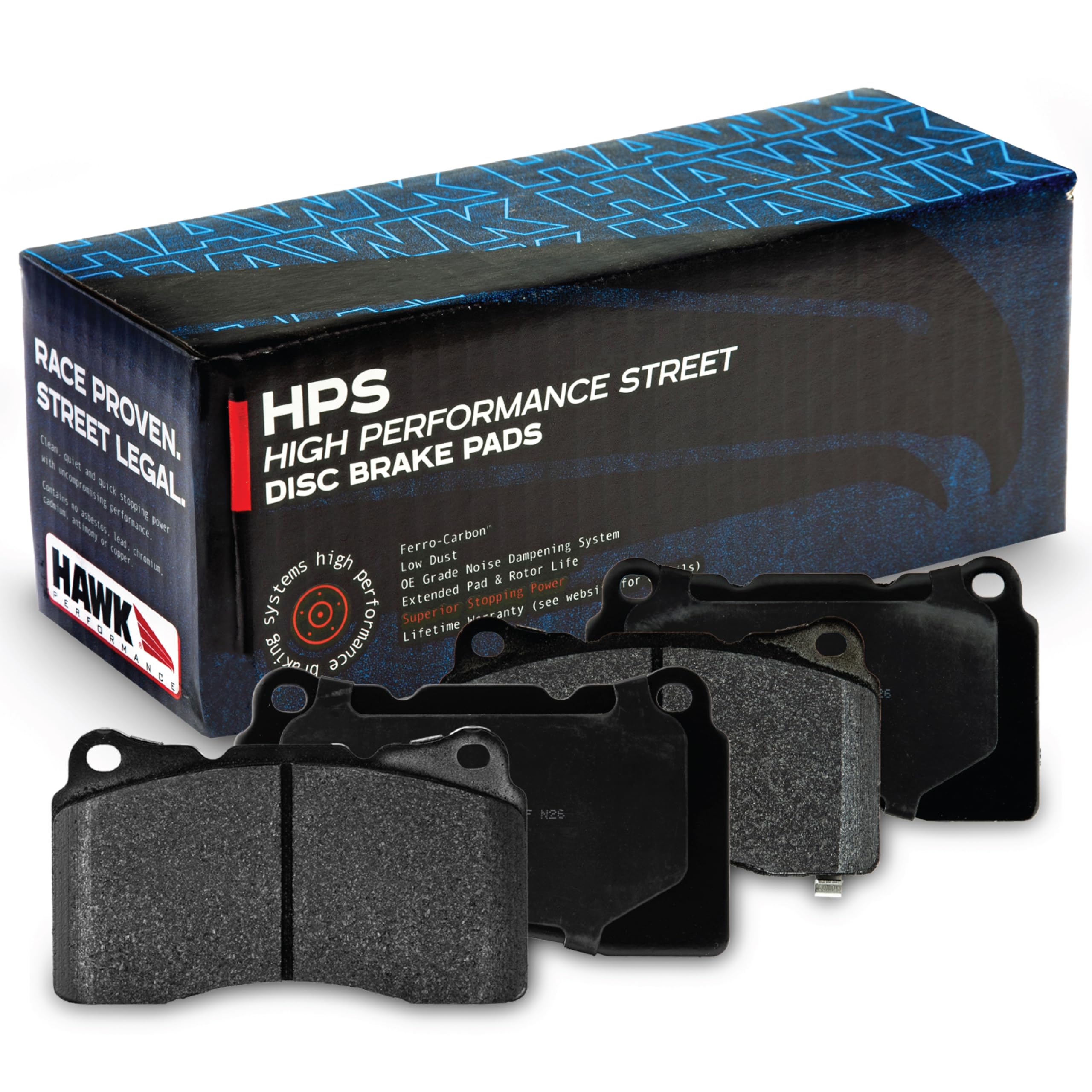 HPS Performance Street Brake Pads Hawk Performance HB198F.685