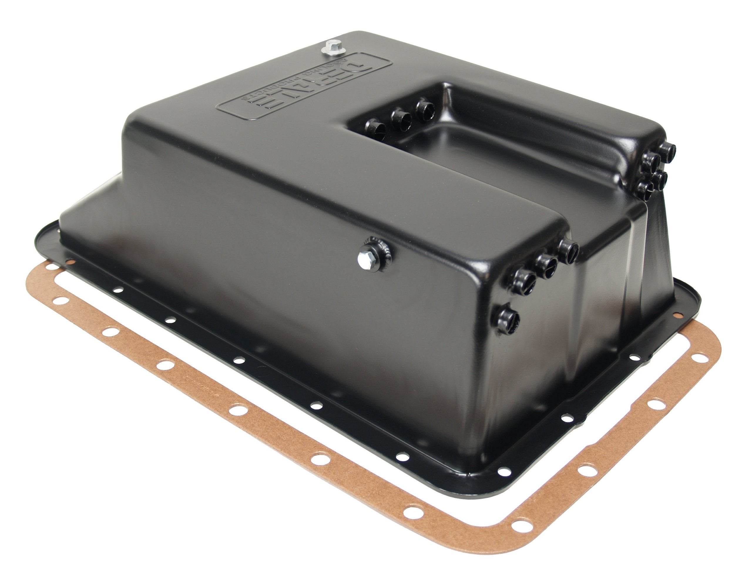 Derale Transmission DEPOT 14208 Cooling Pan for Ford E4OD, 4R100, 5R110 and 5R110W, Black