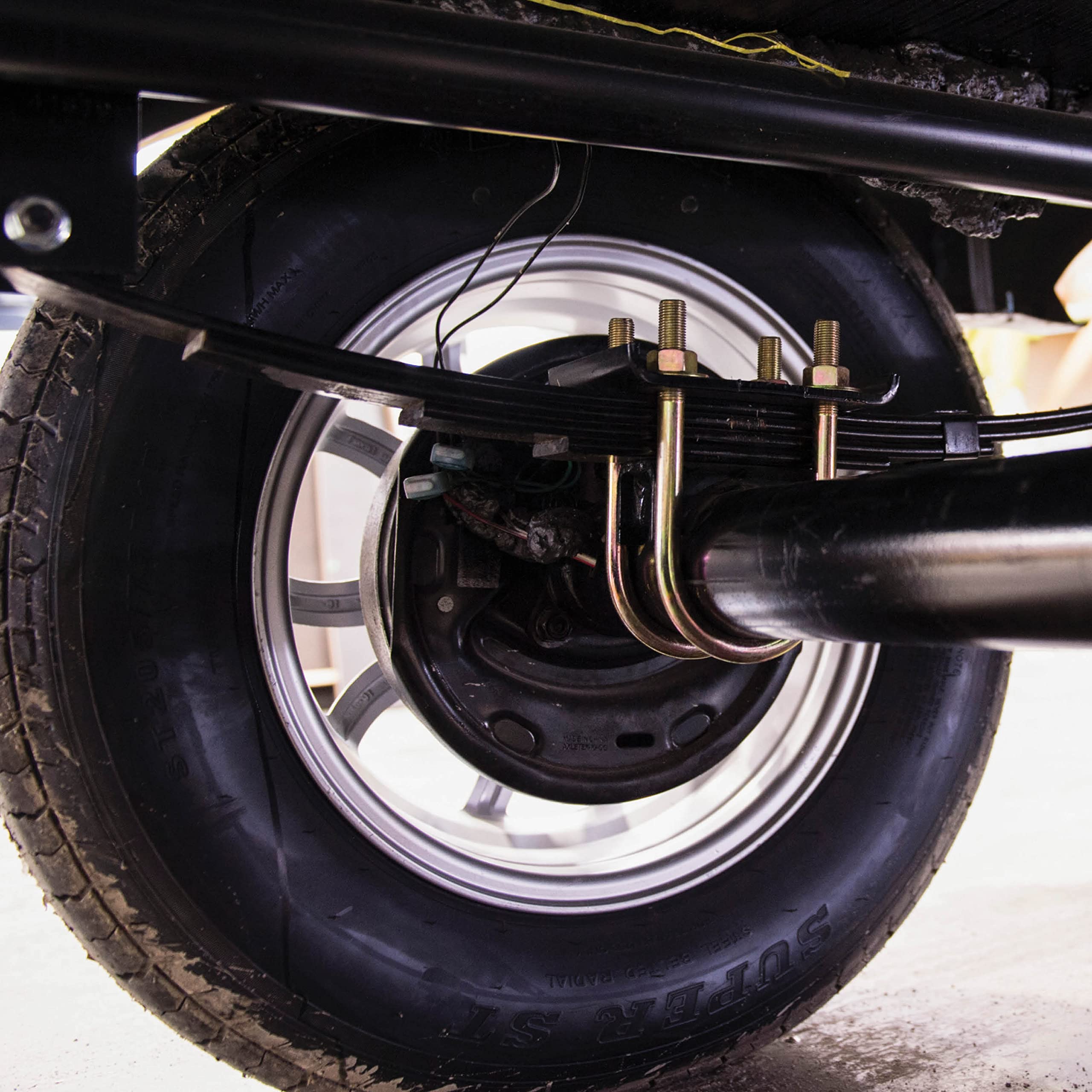 Lippert Axle Mounting Kit Replacement with 1.75" Tube and U-Bolt Design for RV Travel Trailer Suspension Systems -297426