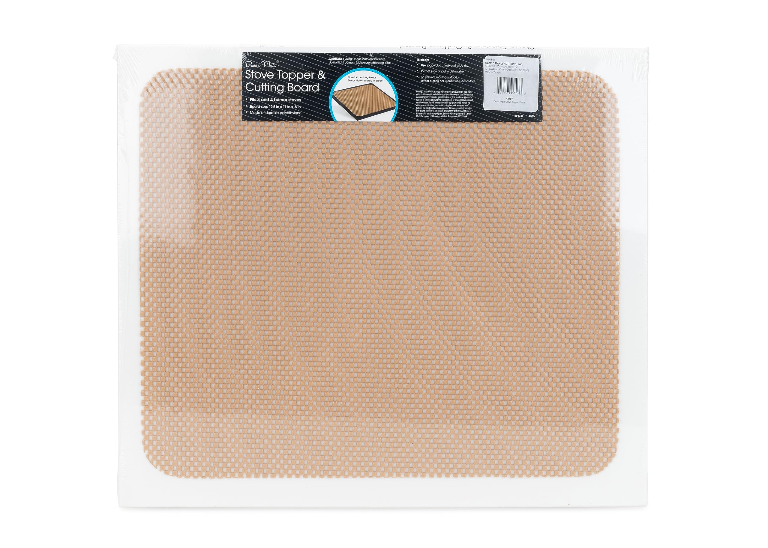 Decor Mate Camco 43707 Stove Topper (White)