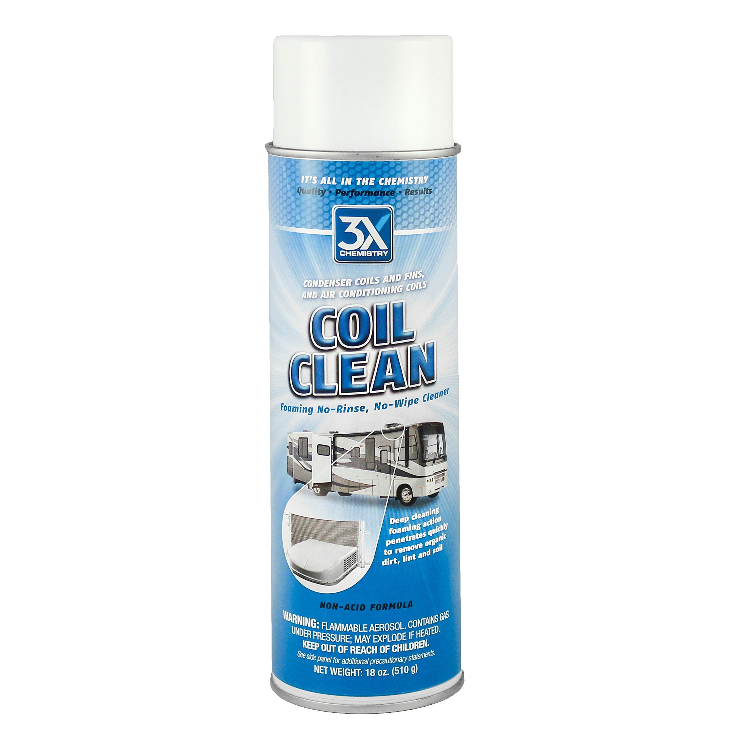Foaming Coil Cleaner 3X:Chemistry 46822 - 18 oz.