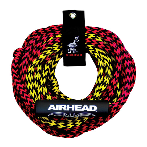2 Section Airhead Tow Rope, 1-2 Rider Towable Tubes, 60-Feet, 2,375 Break Strength