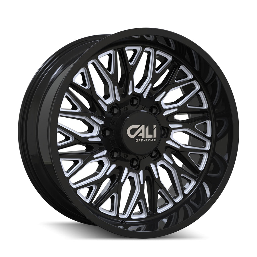 Crusher CALI OFF-ROAD 9118 Gloss Black Milled 22X10 8-165.1 -19MM 130.8MM