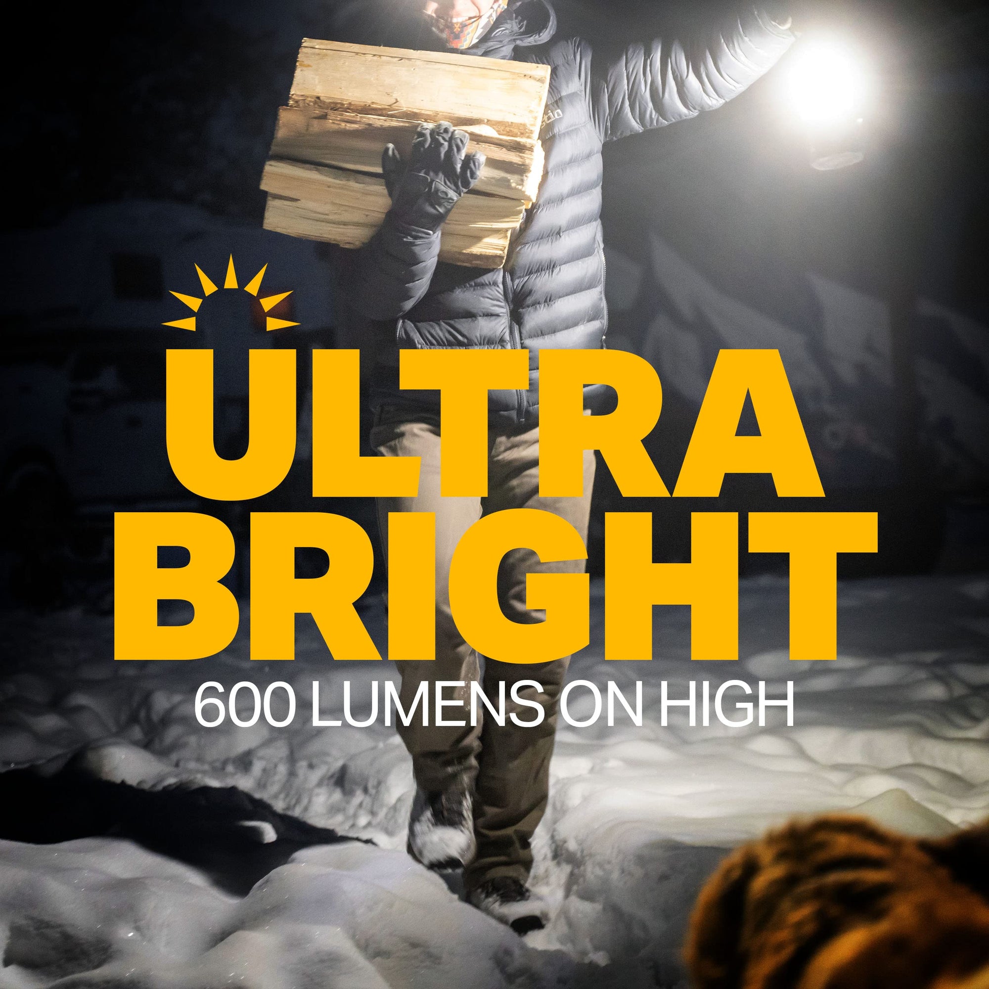 Rechargeable LUXPRO LP1520 LED Multi-Mode 600 Lumen Spotlight Lantern, with USB Cable and Power Station
