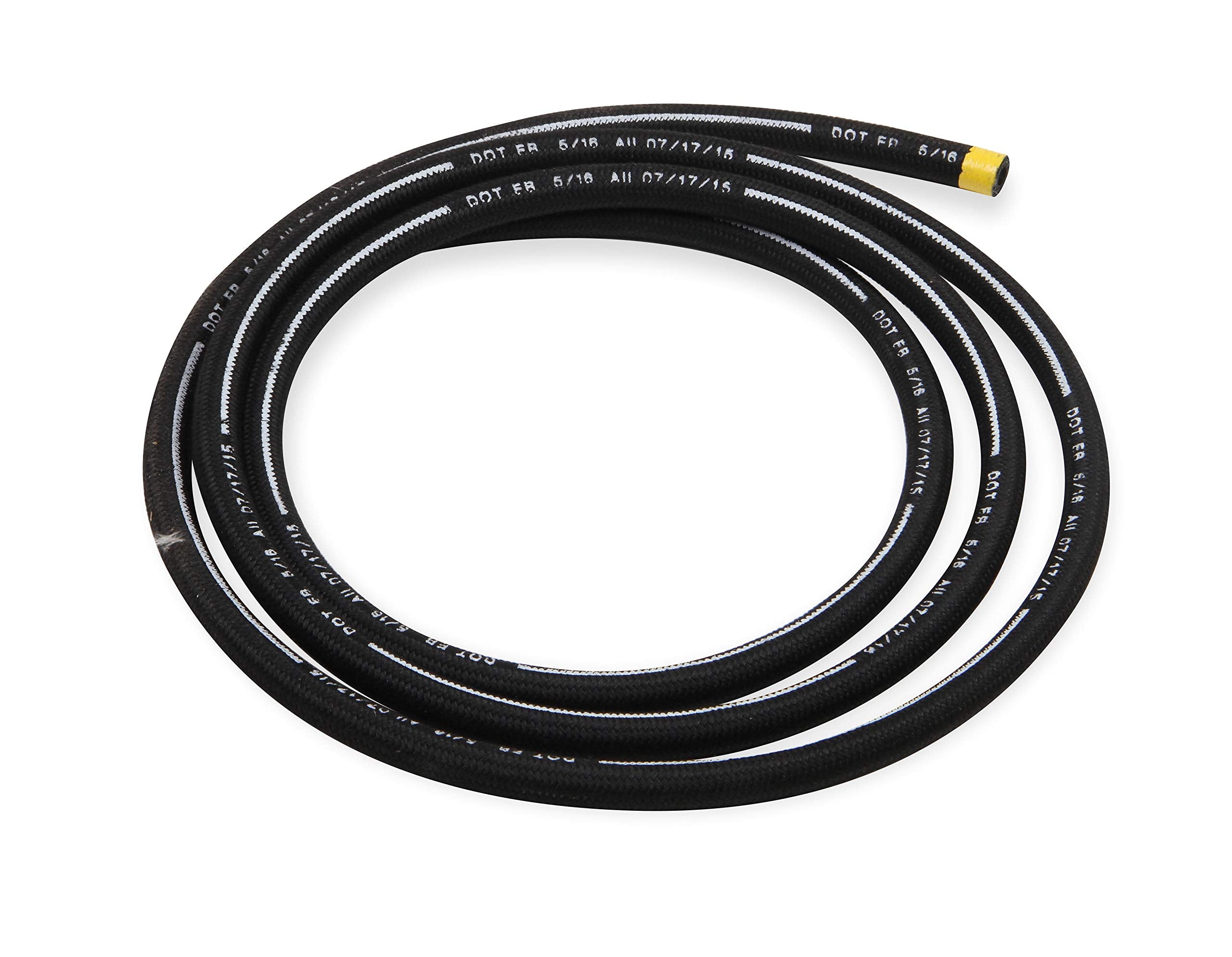 -6 Black Earl's Power Steering Hose 20 Ft Pc.
