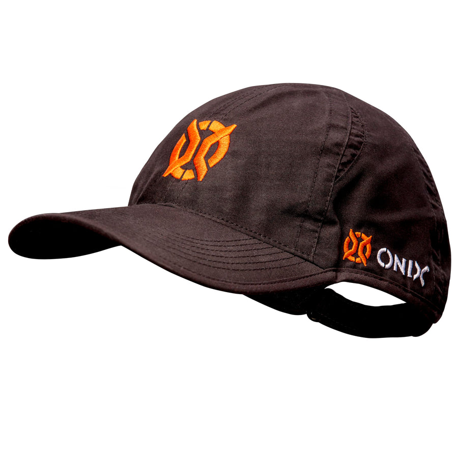 Onix Adjustable Premier Lite Pickleball Hat - Lightweight Moisture-Wicking Material, Improves Ventilation to Stay Dry Made from Recycled Materials, Black
