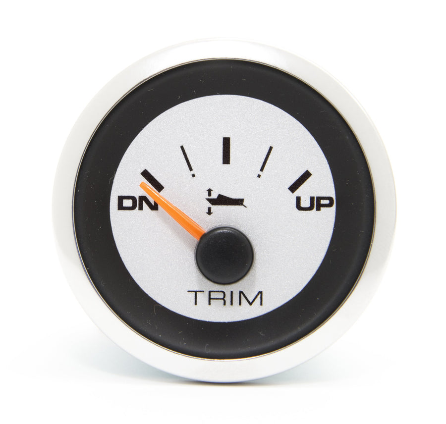 Sierra 65548P, 2 inch Argent Trim Gauge, Mercury/Volvo DP/SX Yamaha 01, Universal, Night Visible