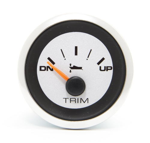 Sierra 65548P, 2 inch Argent Trim Gauge, Mercury/Volvo DP/SX Yamaha 01, Universal, Night Visible