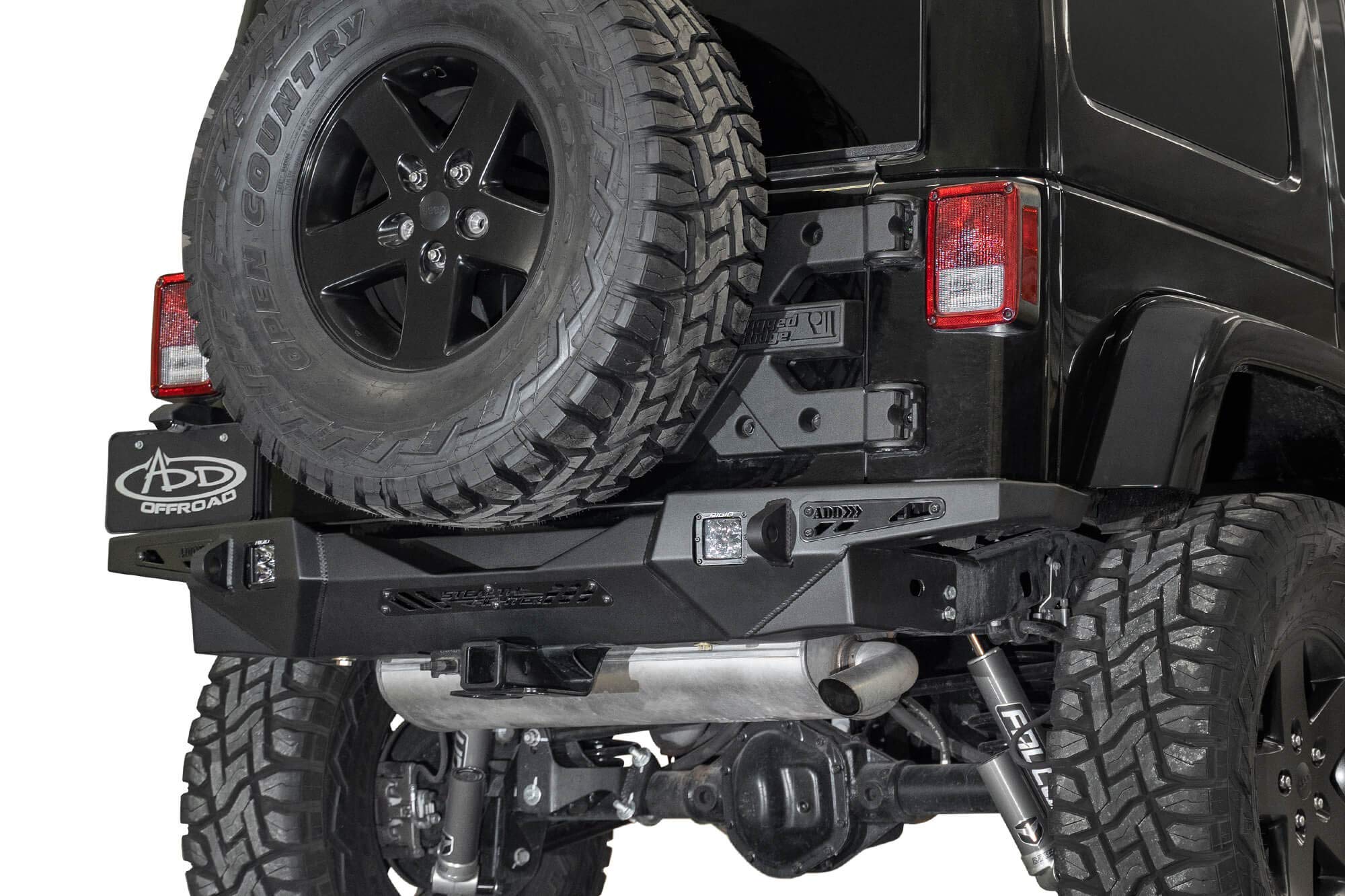 Rear Addictive Desert R951271280103 Replacement Bumper fits Jeep Wrangler