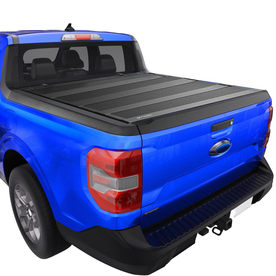 Tyger Auto T4 Low Profile Flip-Up Hard Alloy Truck Bed Tonneau Cover Compatible with 2022-2026 Ford Maverick | 4.5' (54") Bed | TG-BC4F4427