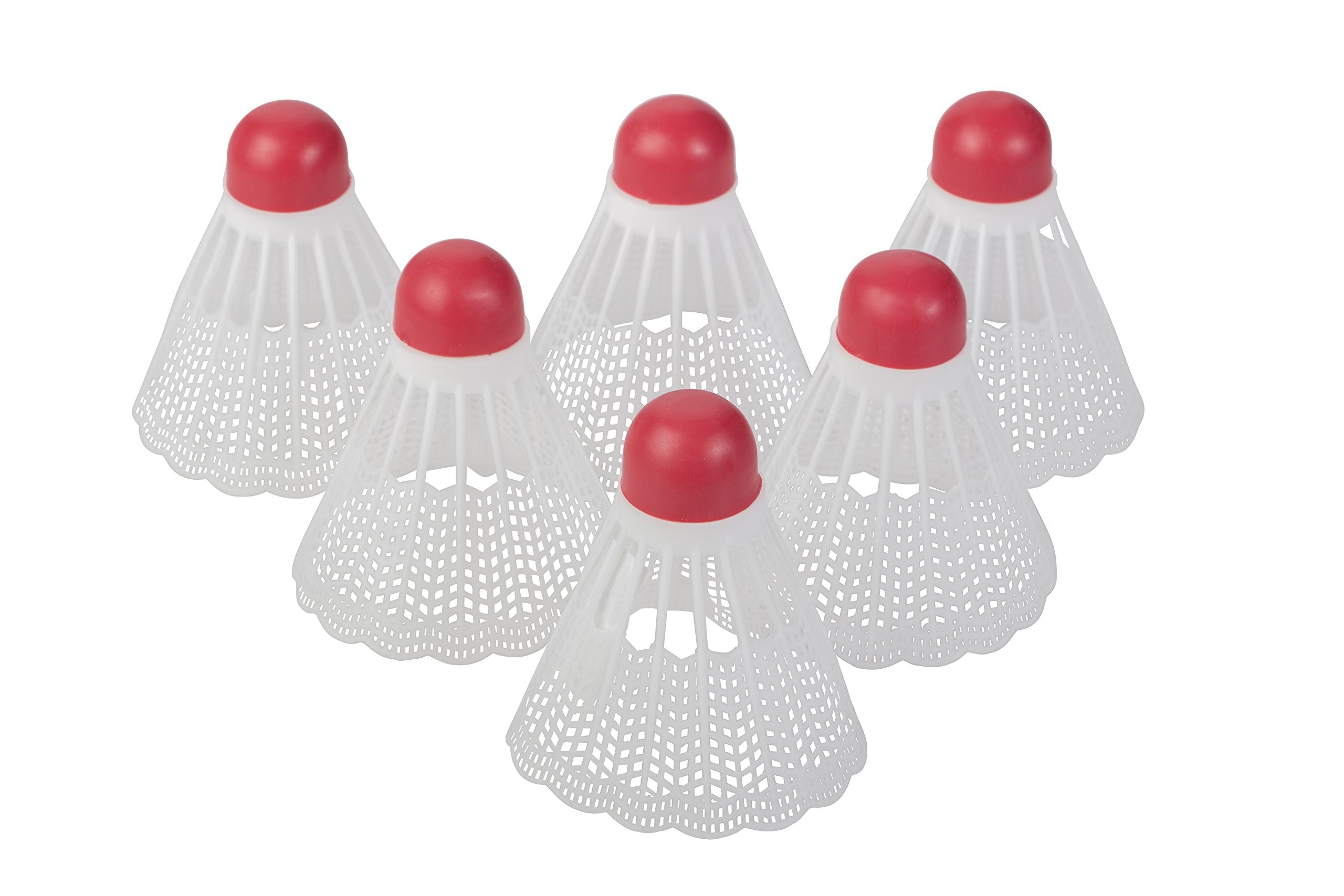 Shuttlecocks Triumph 6 Pack in White, for Recreational and Outdoor Play