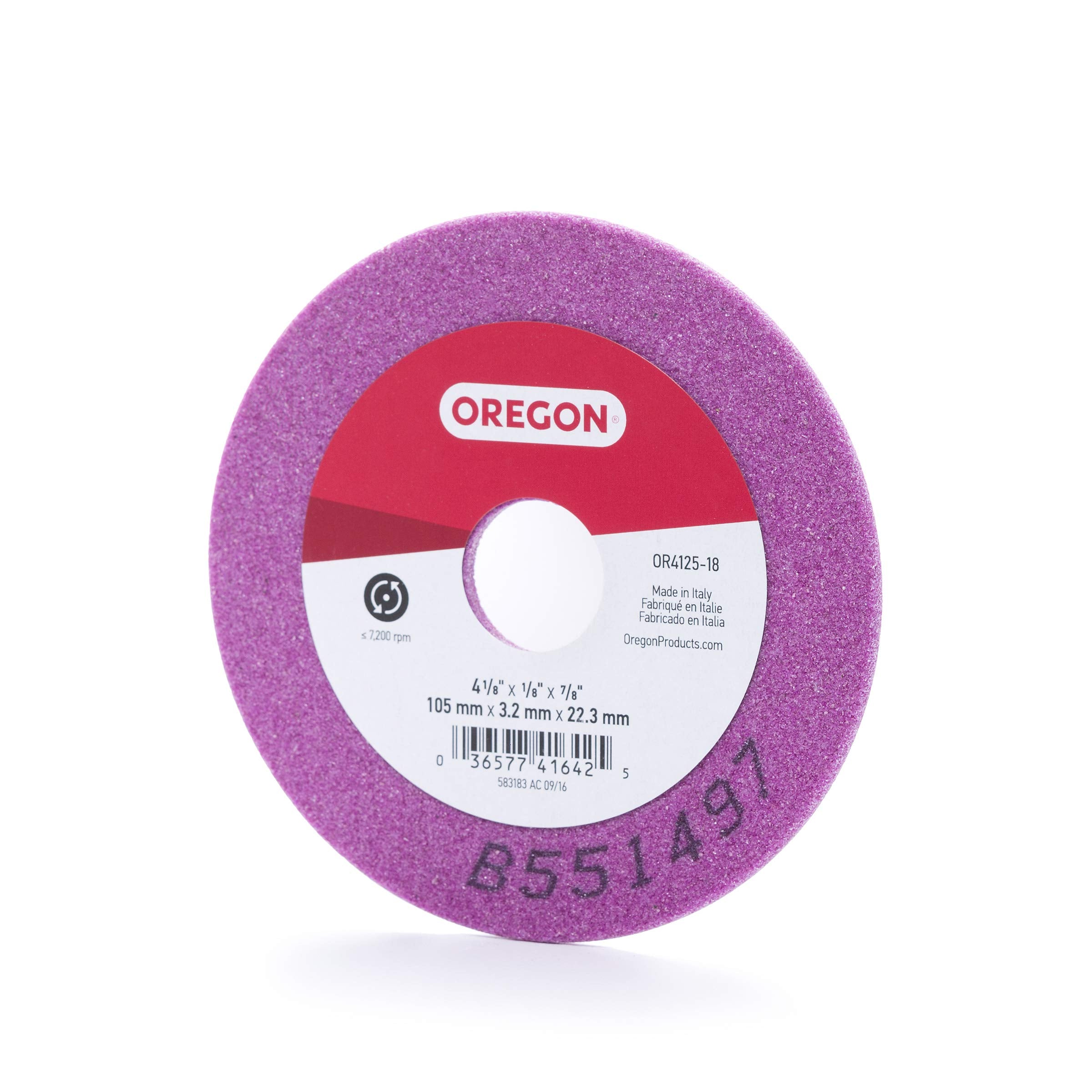Oregon Grinding Wheel OR4125-18A, 4 1/8" x 1/8"