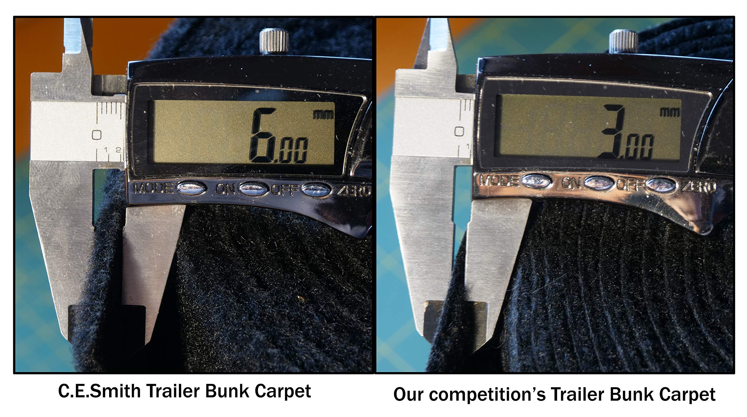 Trailer Roll Carpet - CE Smith - Boat & Trailer Accessories & Replacement Part - 11” x 12’ - Grey (11372)