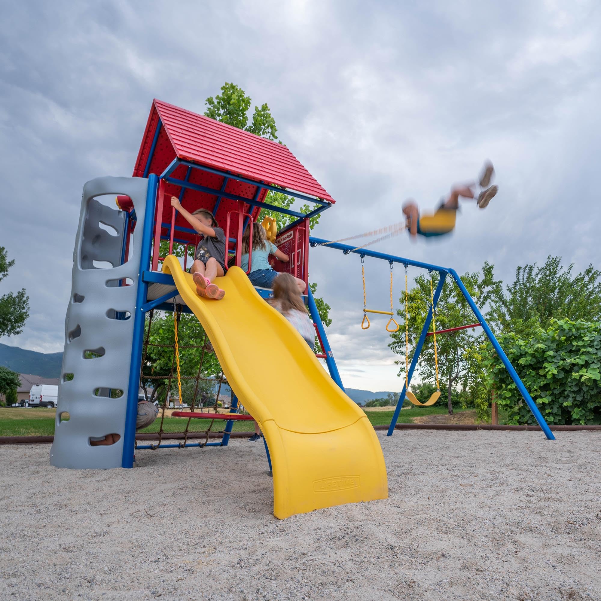 Big Stuff Lifetime Swing Set Playset, Primary