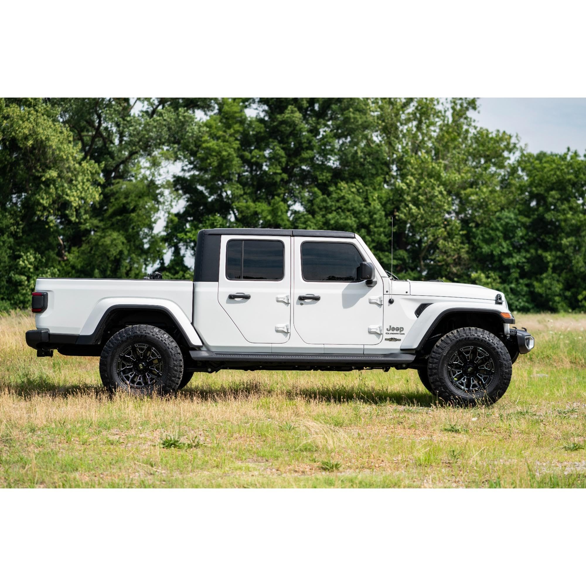 2.5 Inch Rough Country Leveling Kit with Performance M1 Shocks for Jeep Gladiator JT (2024-2025) - Fits Up to 35" Tires, Easy Bolt-on Install