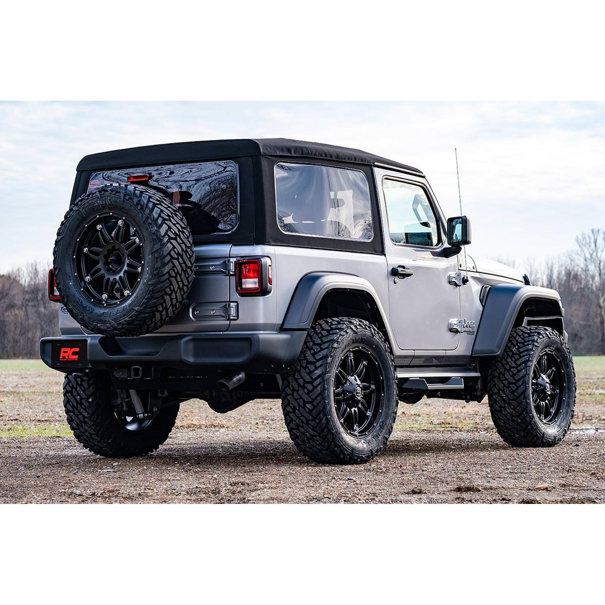 3.5" Lift Kit Rough Country for 2018-2023 Jeep Wrangler JL 2-Door - 90930