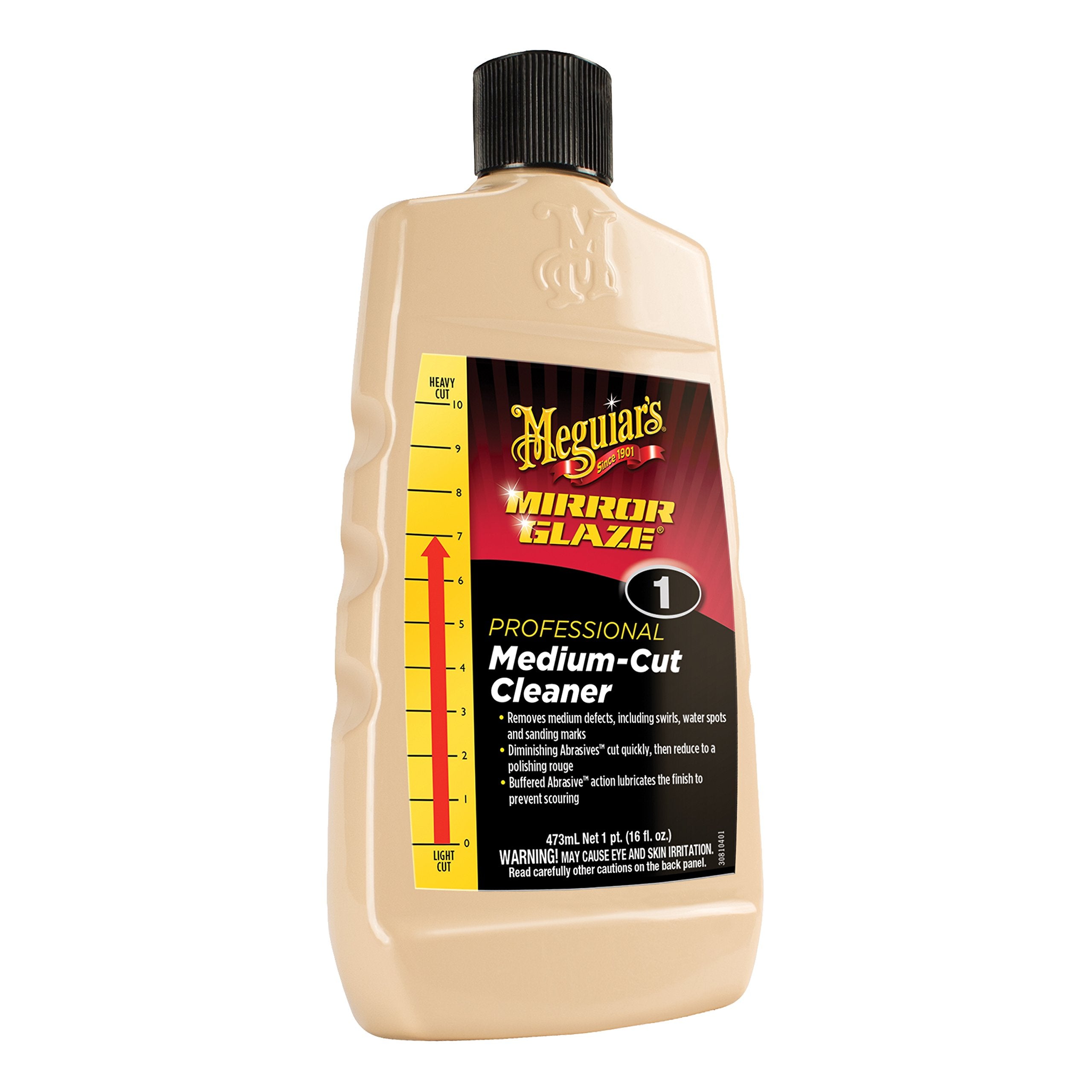 M116 Meguiar's M1 Mirror Glaze Medium-Cut Cleaner - 16 Oz Bottle