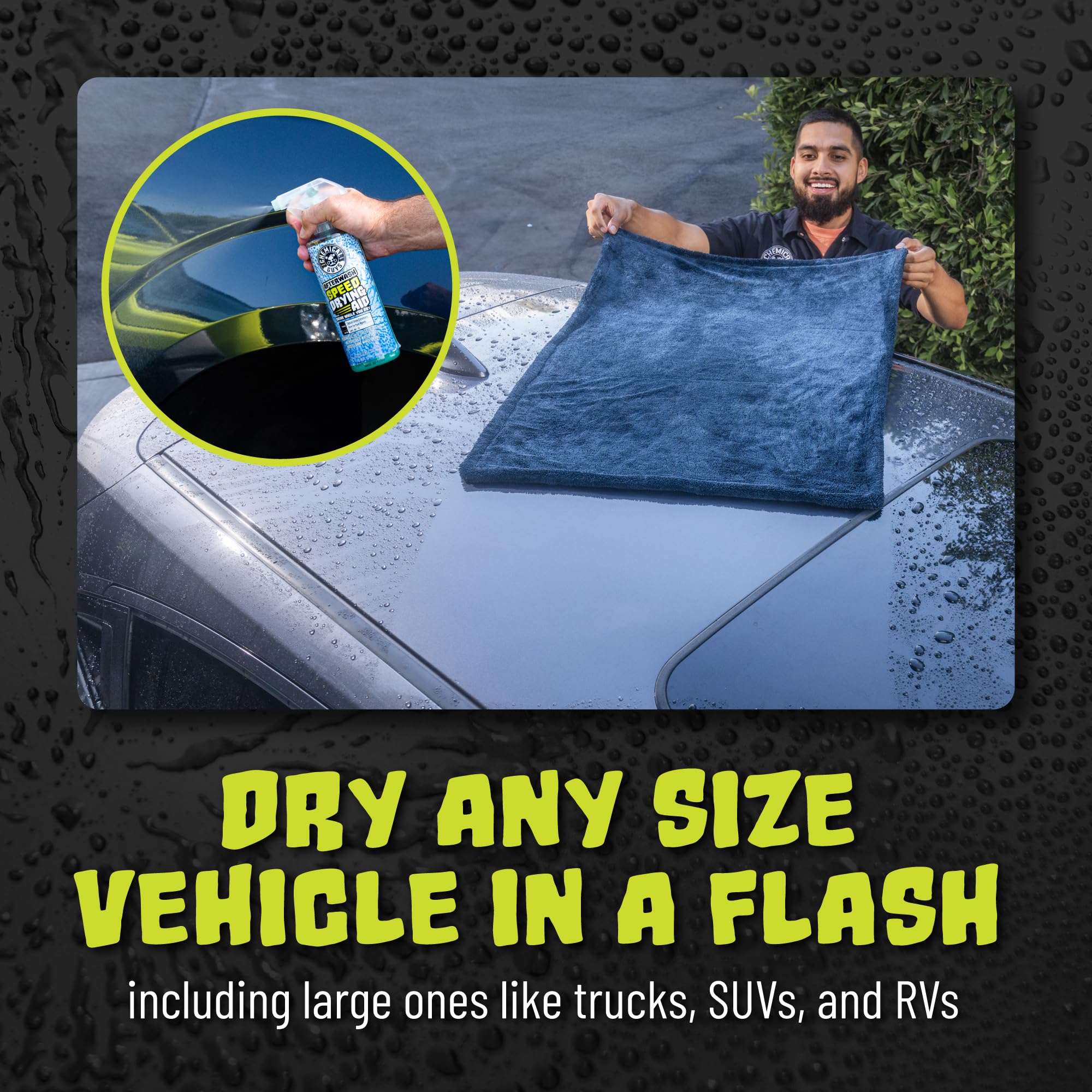 Chemical Guys After Wash Sprayable Car Wash Gloss Boosting Drying Aid - 16 oz Detailing Spray Helps Reduce Water Spots, Adds Shine, and Speeds Drying for Trucks, and Motorcycles