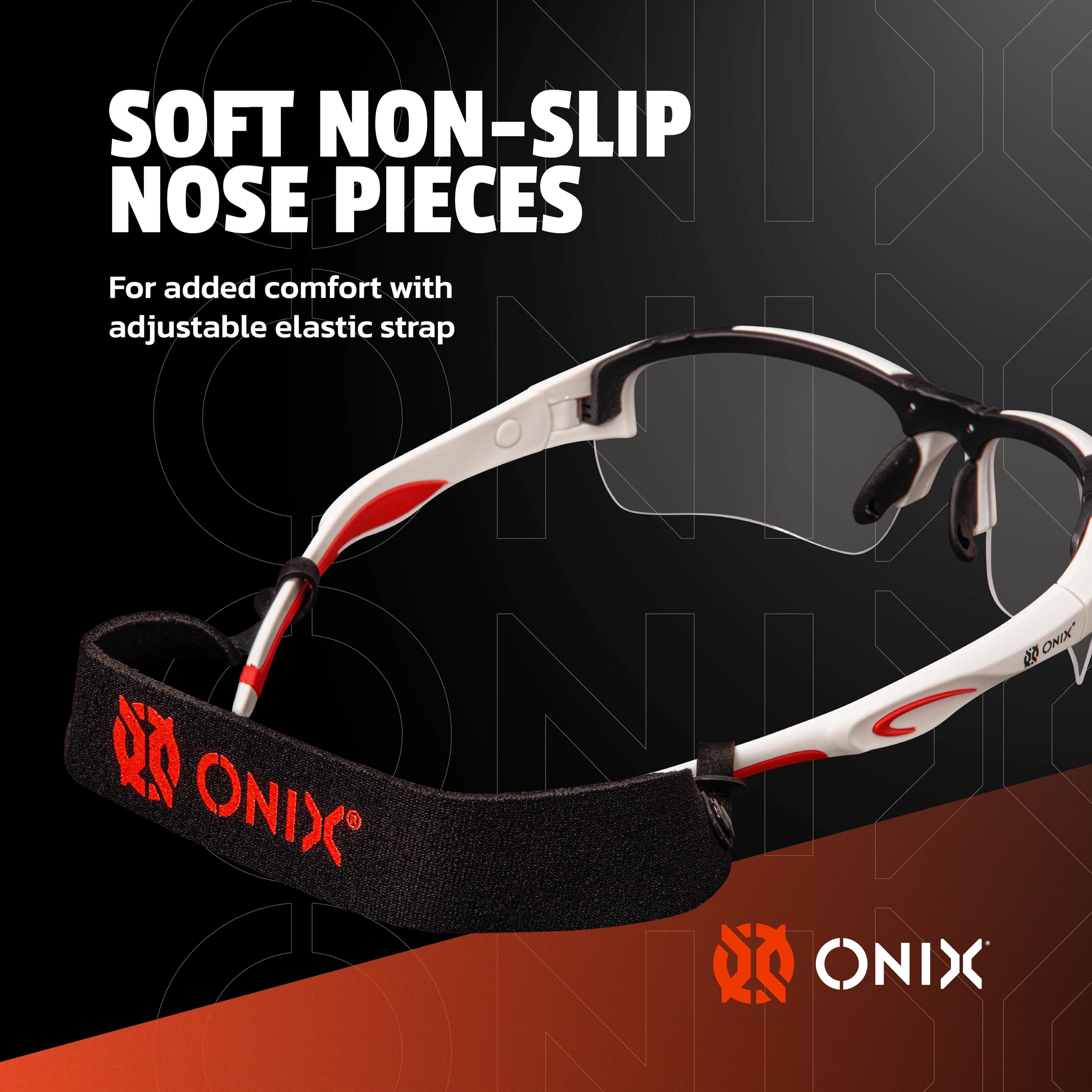 Falcon ONIX Eyewear Pickleball Sun Protection Non-Slip Nose Piece Modern and Lightweight Secure Design