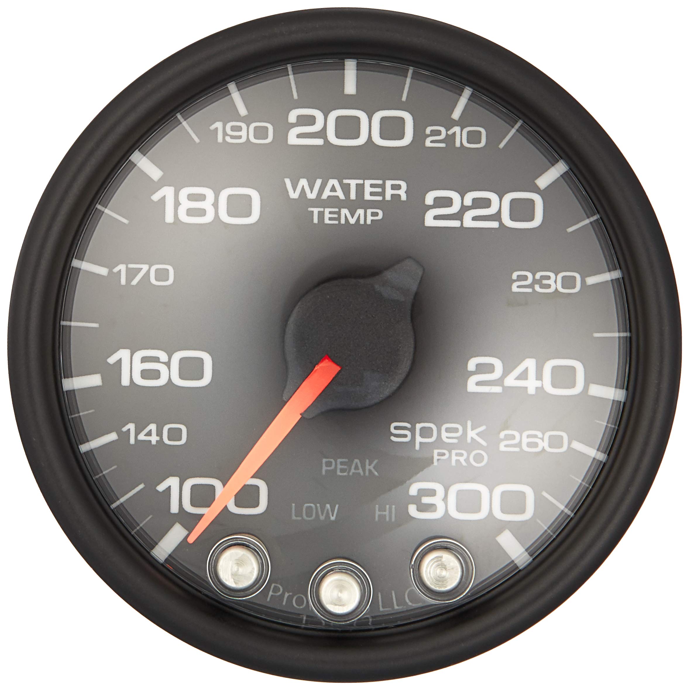 Gauge AUTO METER P54632 Water Temp (Spek-Pro - Nascar 2-1/16" Water Temp, 100-300`F, Bcb, ECU, Spek)