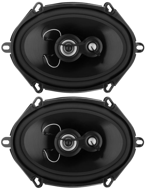 5 x 7 Inch Planet Audio TRQ573 Car Speakers - 300 Watts of Power Per Pair, 150 Watts Each, Full Range, 3 Way, Sold in Pairs