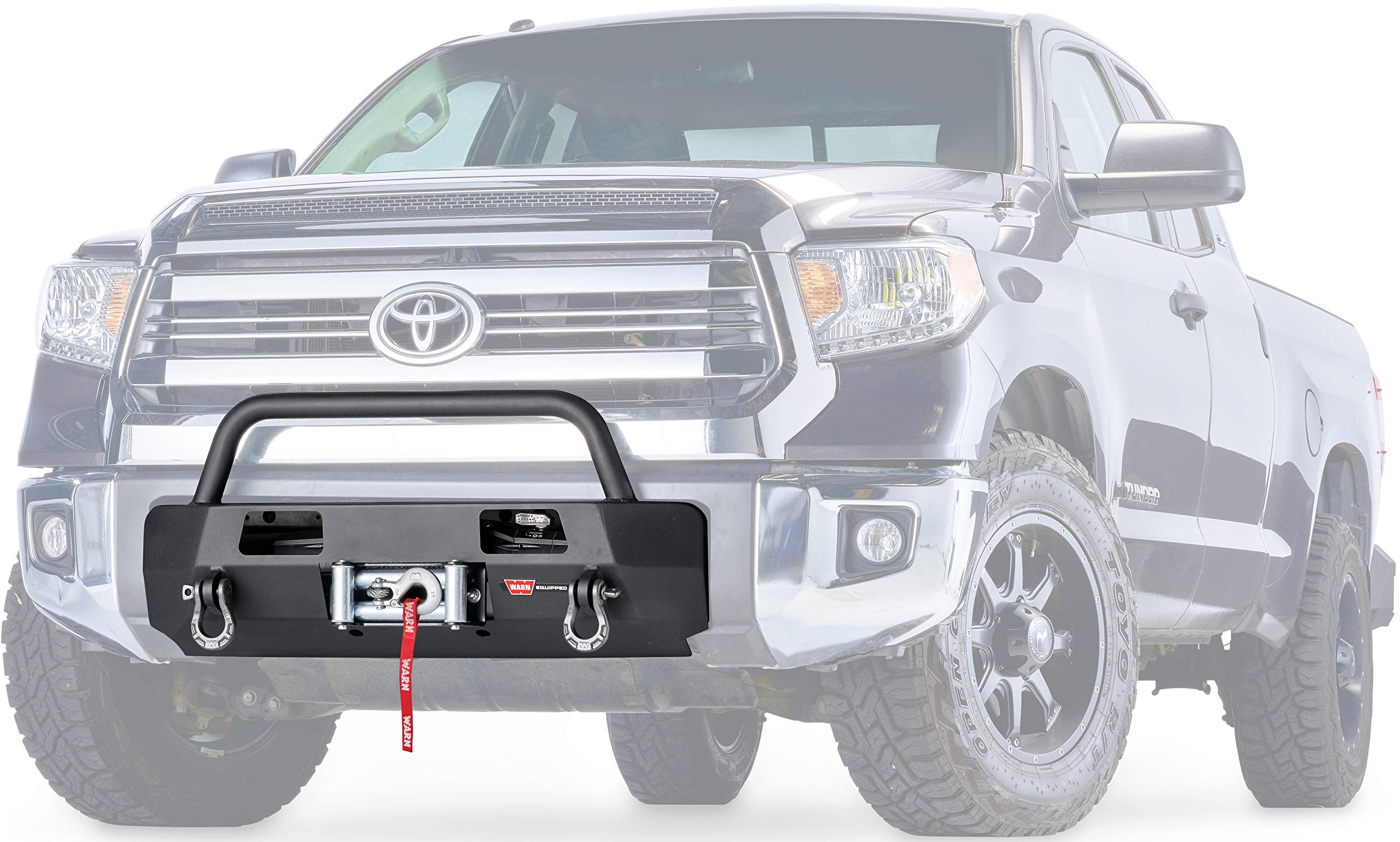 Semi-Hidden WARN 103209 Low-Profile Winch Mounting Kit, Fits: Toyota Tundra (2014-Current)