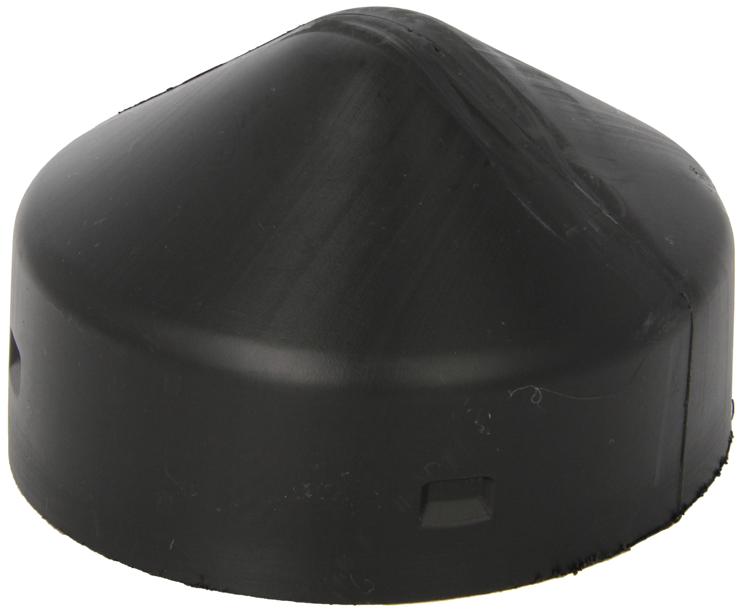 Bollard Post Cap Eagle 1769, Round, 6.5" Diameter, Black