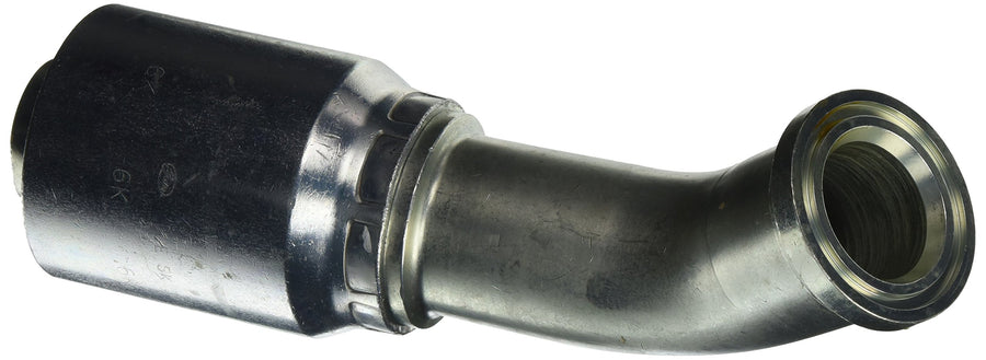 GlobalSpiral Series Gates MAX Pressure Couplings, Code 62 O-Ring Flange Heavy, 45 Degree Bent Tube, 2" ID