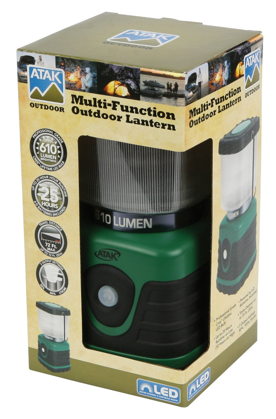 Multi-Function Performance Tool 410 Lumen Lantern - Bright and Versatile LED Camping and Emergency Light with USB Charging and Magnetic Base
