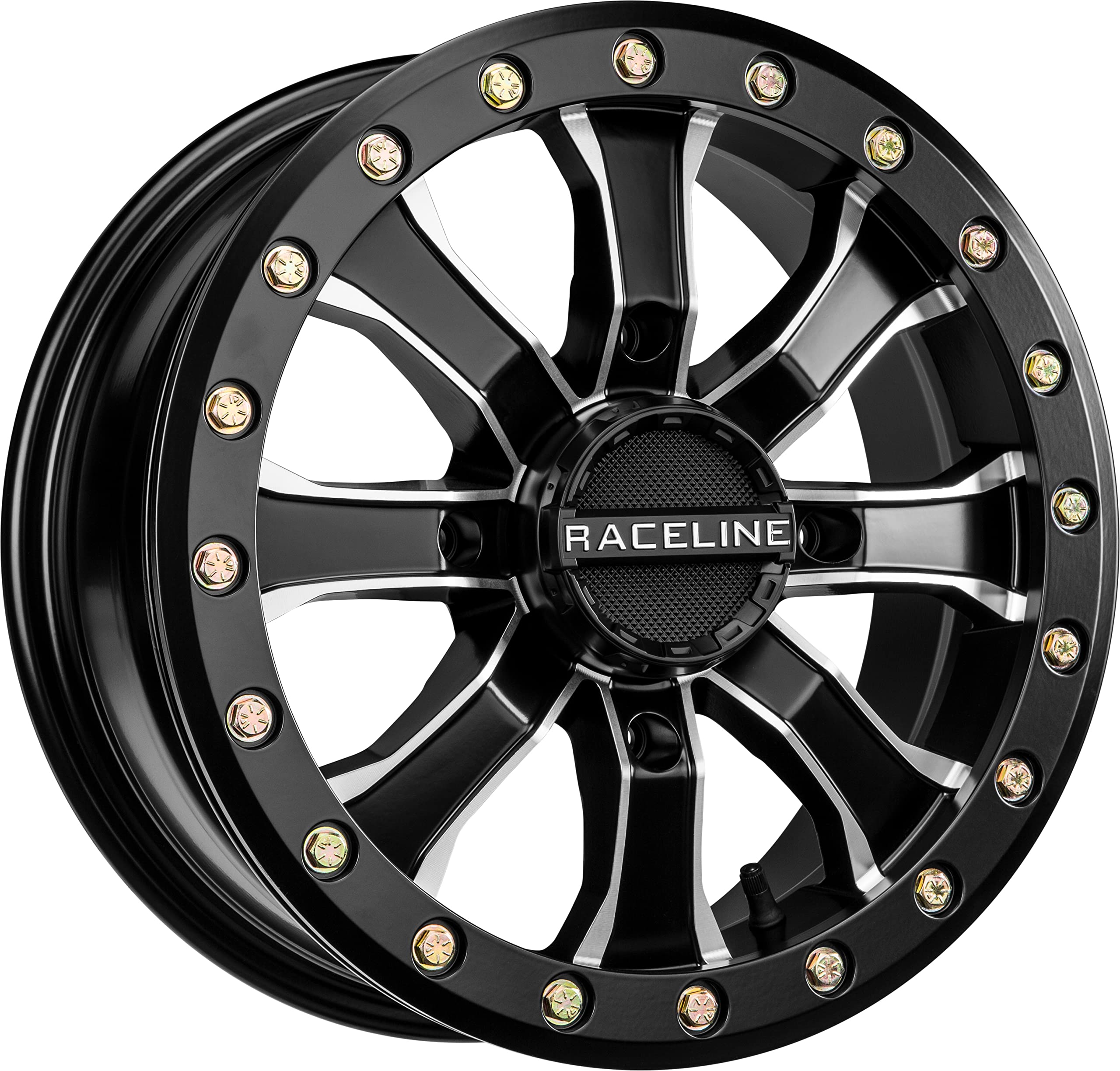Raceline Mamba A71MB-56037-51 Race Wheel - 15x6-5+1 Offset - 4/156 Black