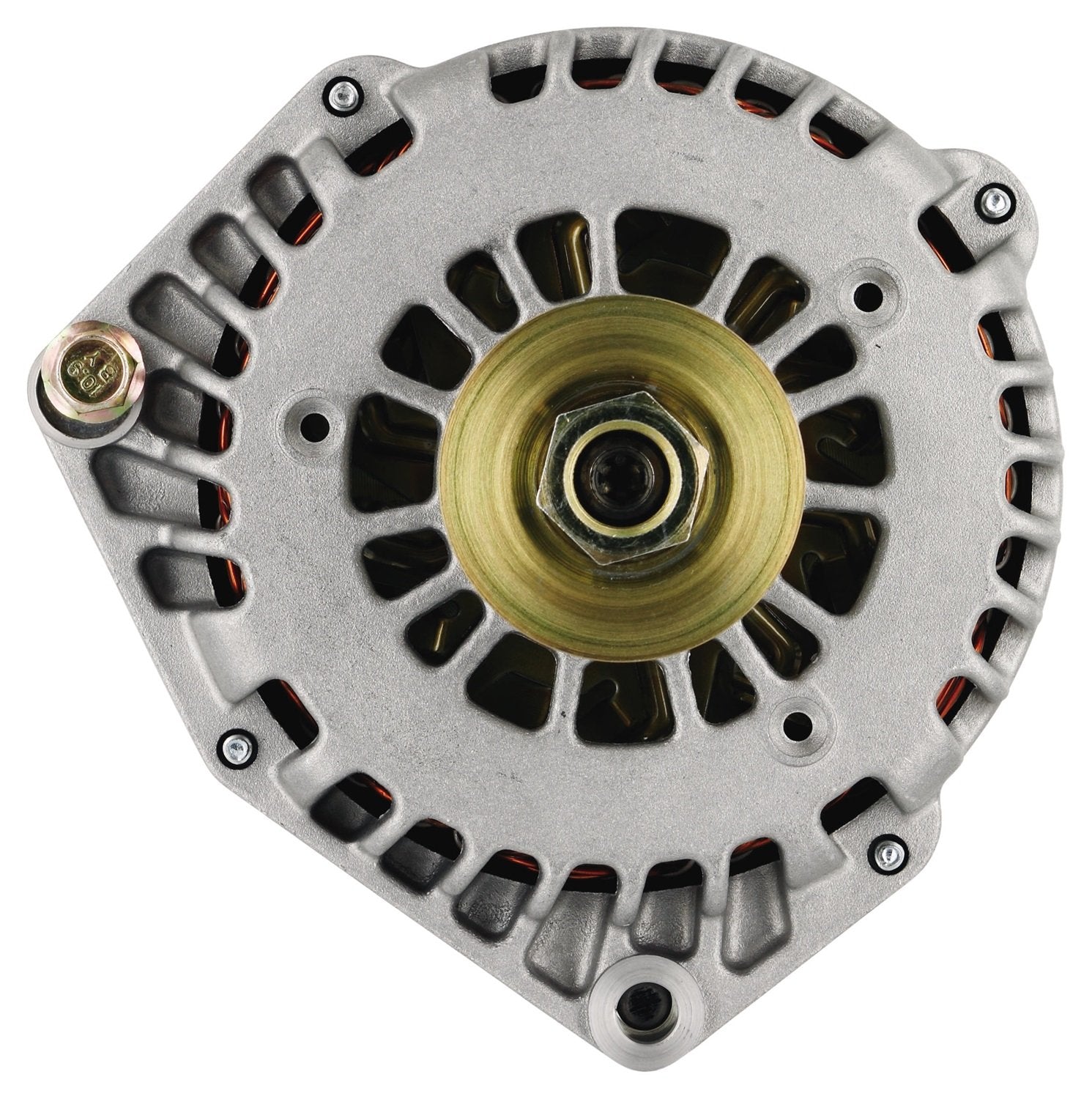 Alt Chrysler Powermaster Upgrade AD244 Type Natural 220A 2V Pulley Side BAT Post w/spacers 1-Wire