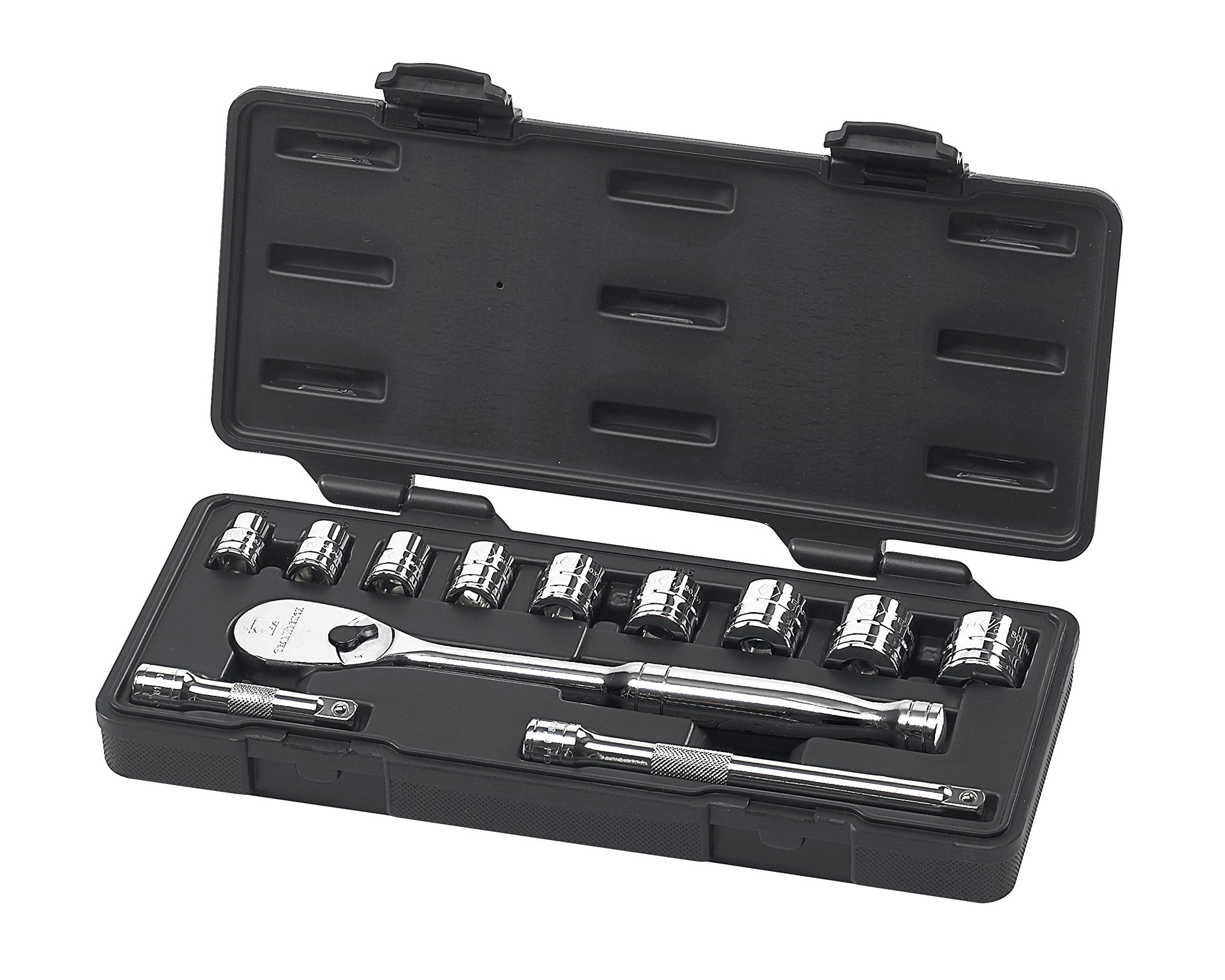 12 Pc. GEARWRENCH 3/8" Drive 6 Pt. Standard Mechanics Tool Set, SAE - 80556