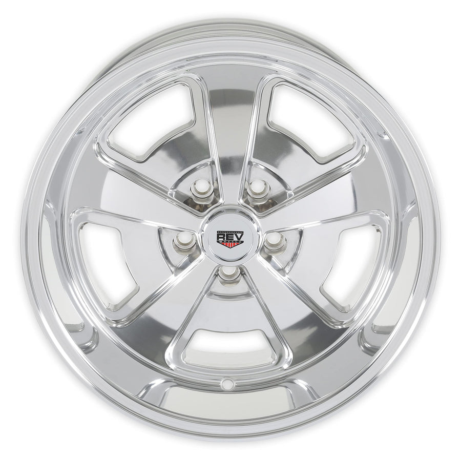 109 Series REV Wheels 109FP-7906500 Magnum 17x9 5in bs 5x4.5/5x114.3 Polished