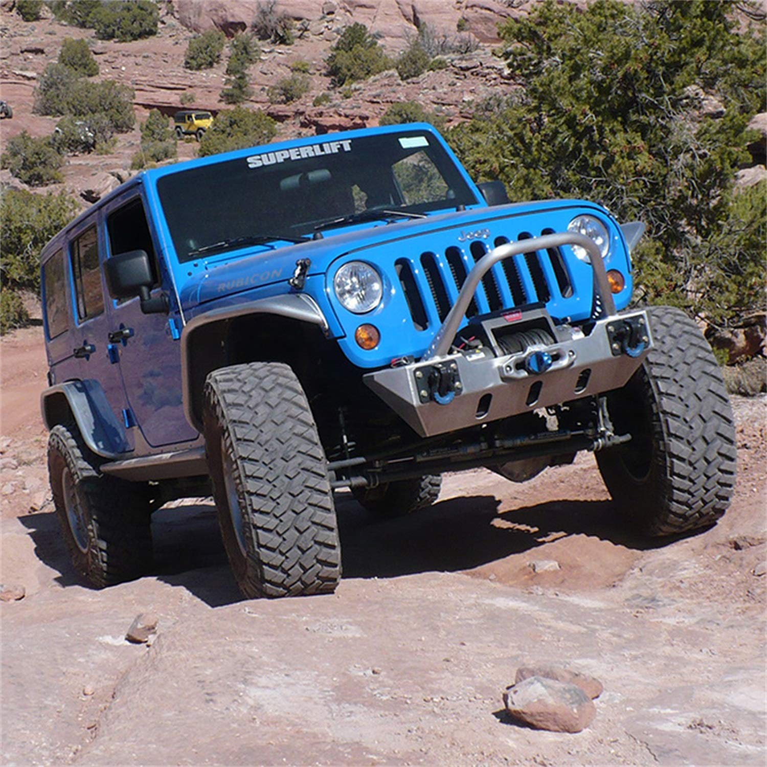 SUPERLIFT SUSPENSION RealTruck 4" Lift Kit for Jeep Wrangler JK | Complete Lift Kit with Front & Rear Bilstein 5100 Series Shocks | K928B | Fits 2007-2018 Jeep Wrangler JKU 4-Door