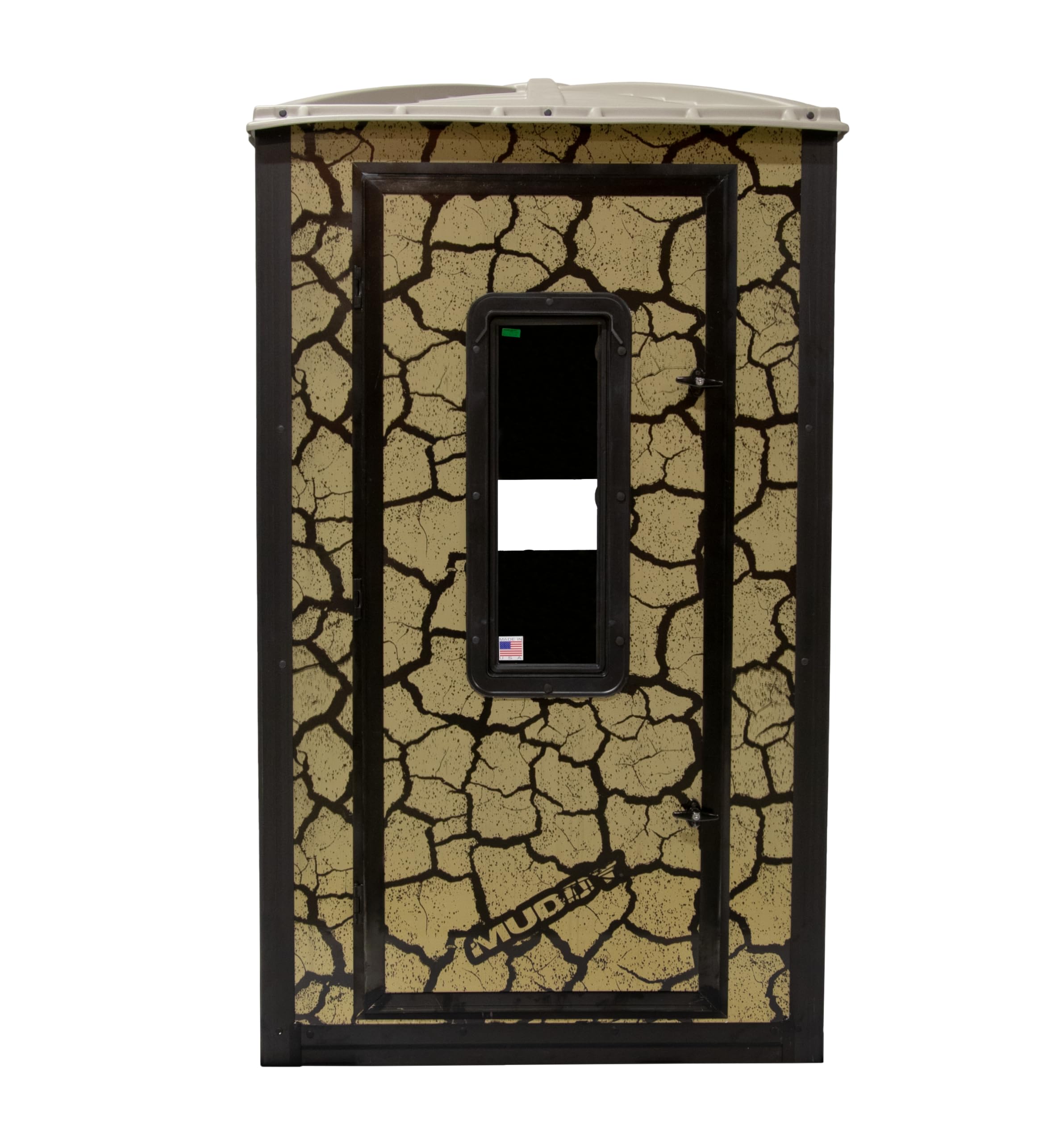 Steel Wall Striker Box Blind/CONSTUCTION Cracked MUD CAMO