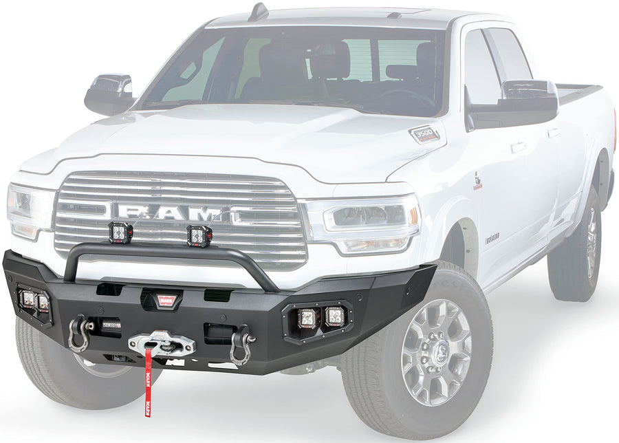 Baja Grille Guard WARN 104825 Tube for Ascent Front Bumpers, Fits: Ford F150, Dodge Ram 1500/2500/3500 (New and Old Style), Chevy Silverado 1500/2500/3500, GMC Sierra 2500/3500