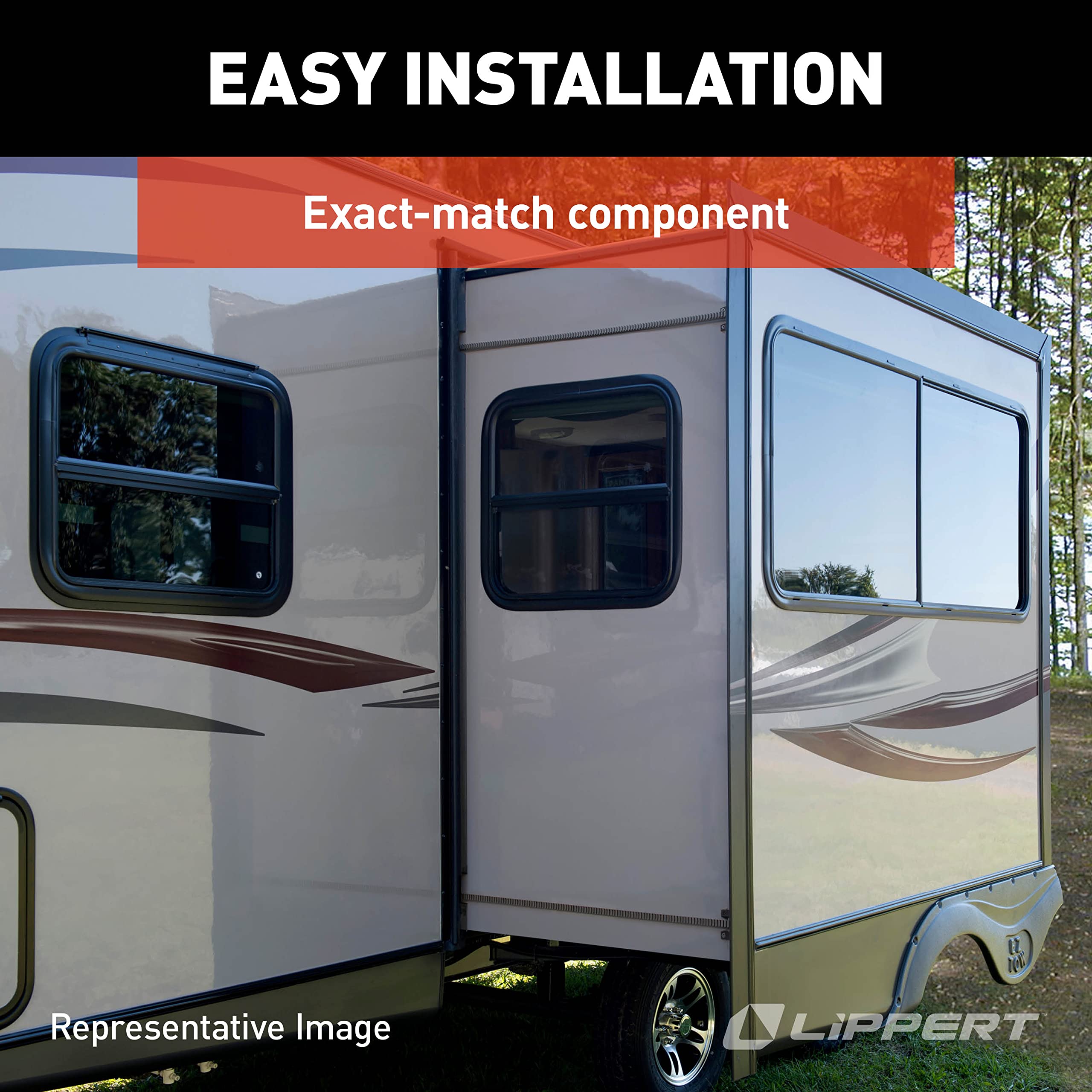 Motor Assembly Power Gear with Pin - Double Shaft (High Torque) - Replacement Part for RV Slide-Outs - Easy DIY Installation - Ideal for Getting Your RV's Slide-Out Back in Operation — 386322
