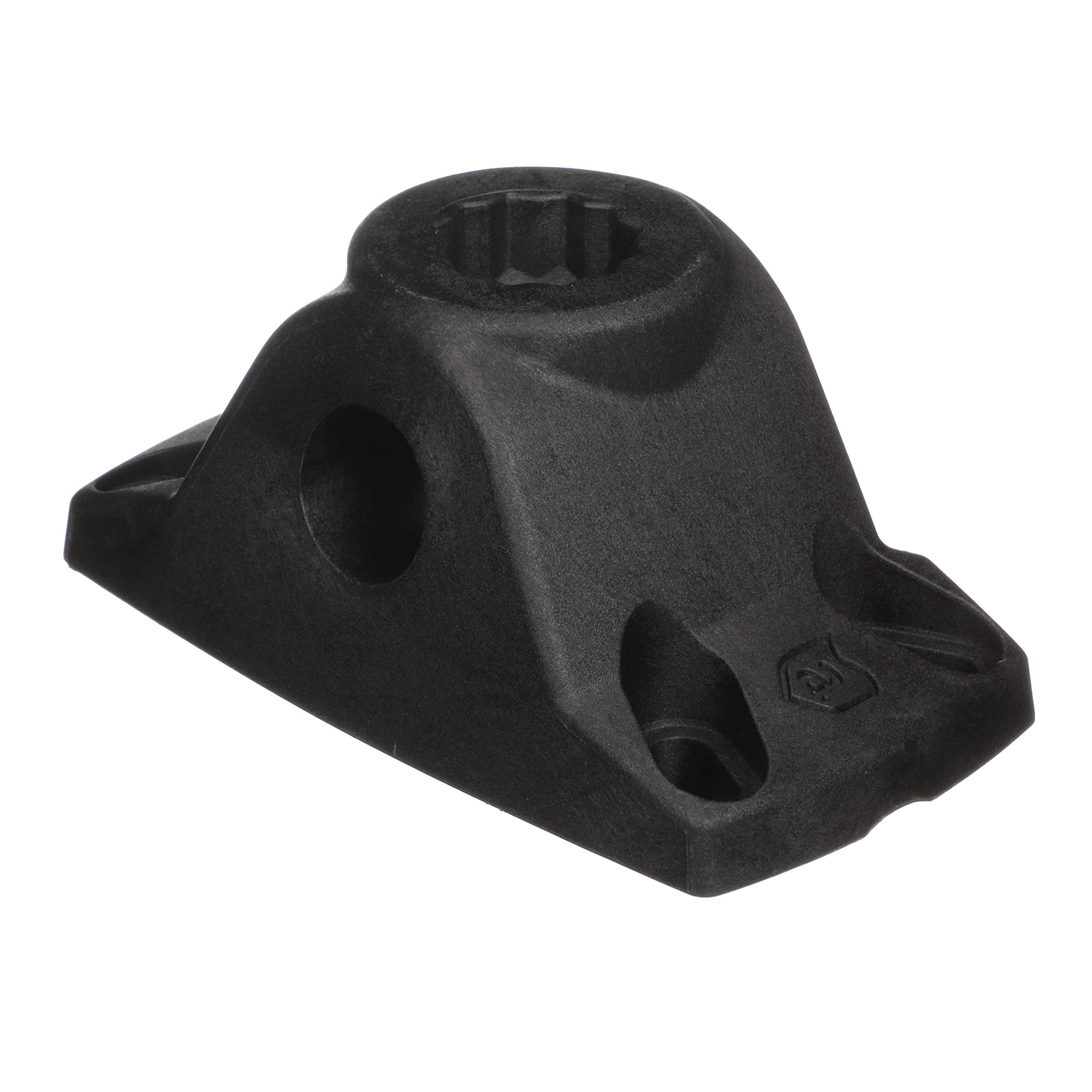 Attwood Heavy-Duty Fishing Rod Holder Combo Mount 5011-7, Mounts on Top or Side of Gunwale, Positive Lock, Black