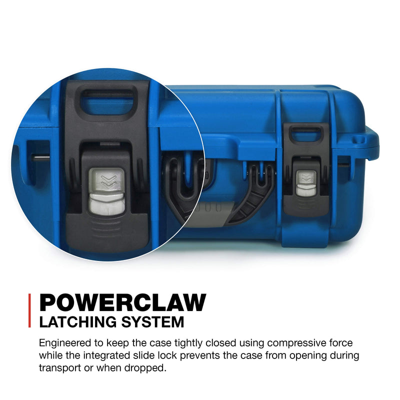 Waterproof Nanuk 915 Hard Case with Foam Insert for DJI Mavic Air 2 - Blue