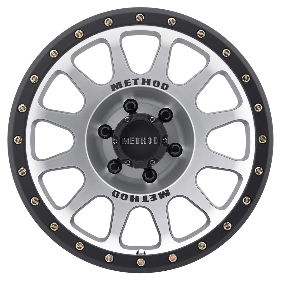 Method Race Wheels 305 Machined/Black NV Street Loc 18x9" 6x5.5", 12mm offset 4.5" Backspace, MR30589060312N