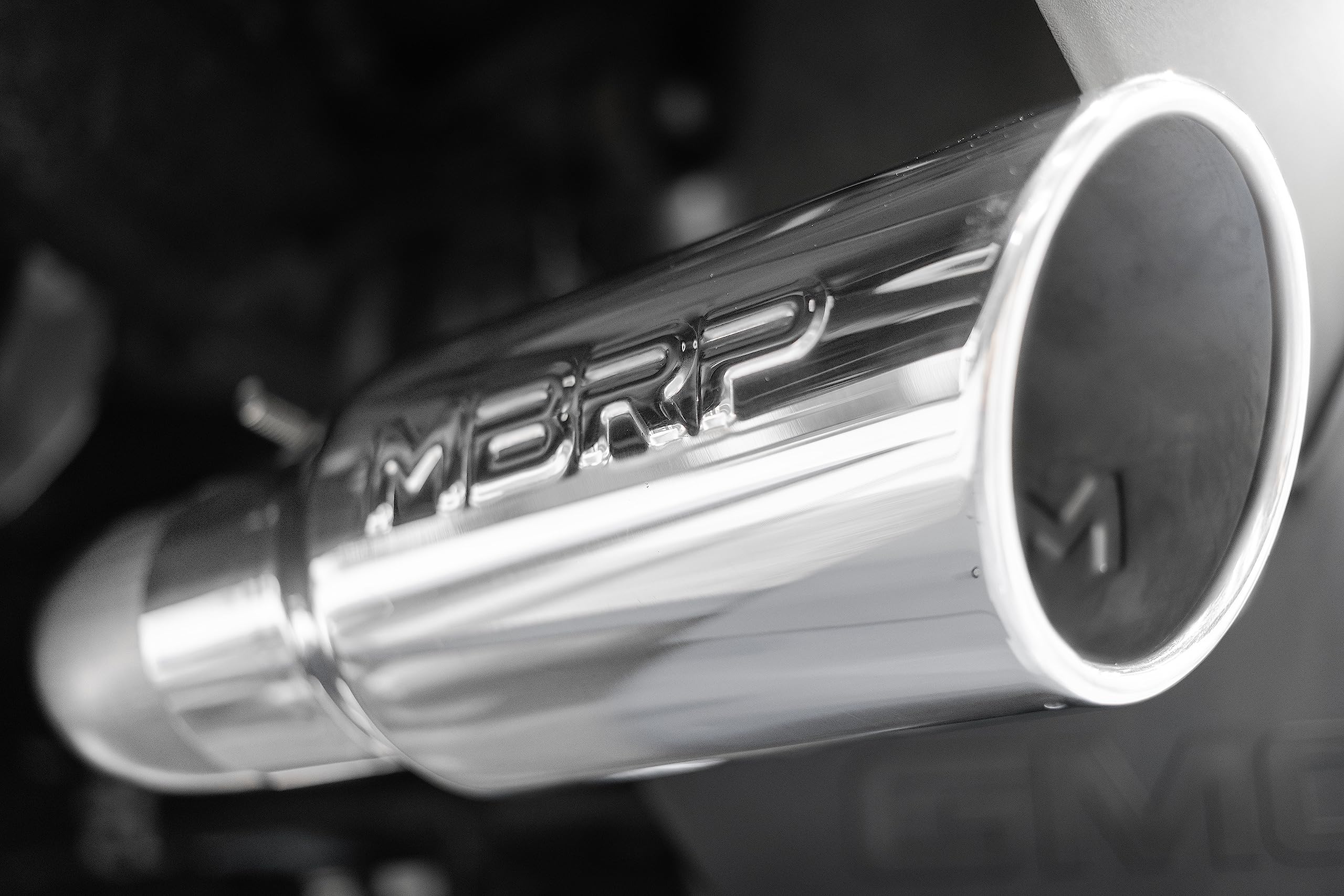 MBRP T304 Dual Wall Angled Tip, 4" O.D., 10" Length, 3" Inlet