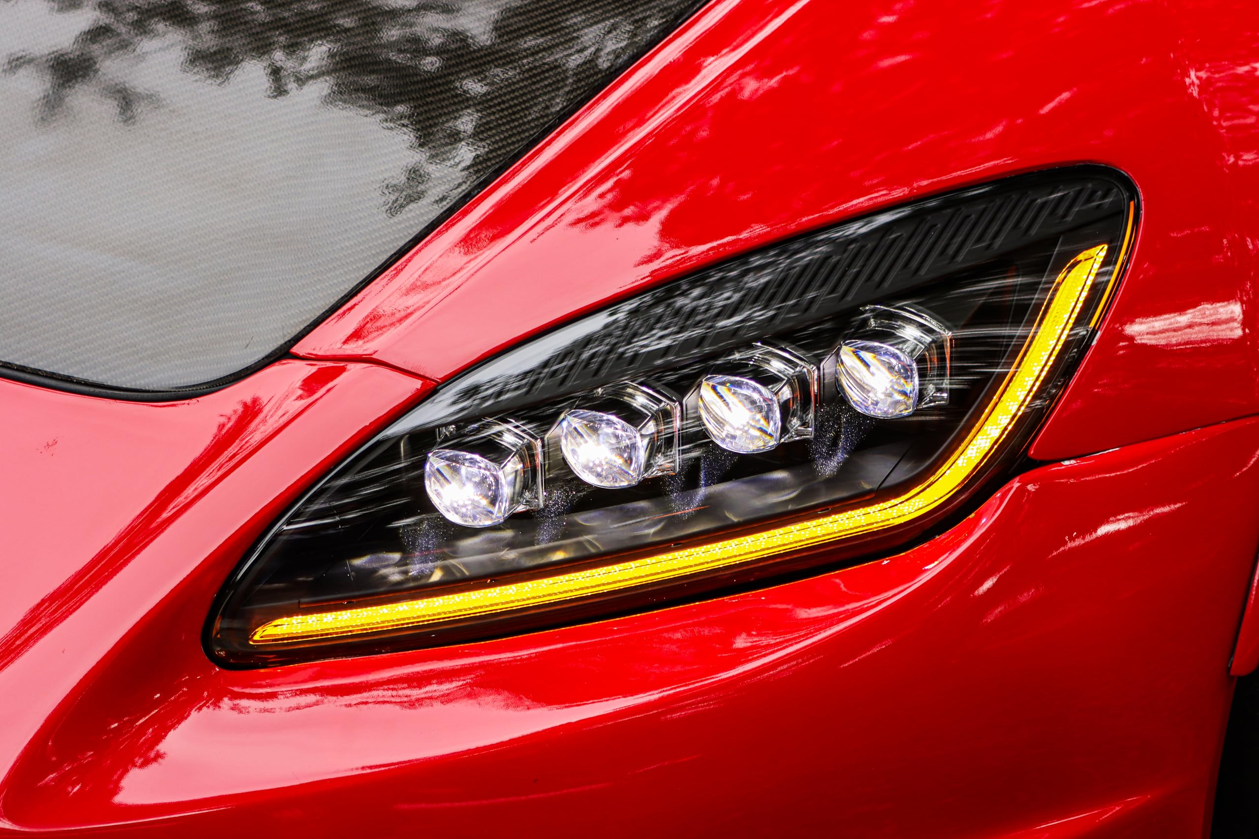 NOVA-Series LED Headlights Black for 99-09 Honda S2000 AlphaRex Projector Headlights
