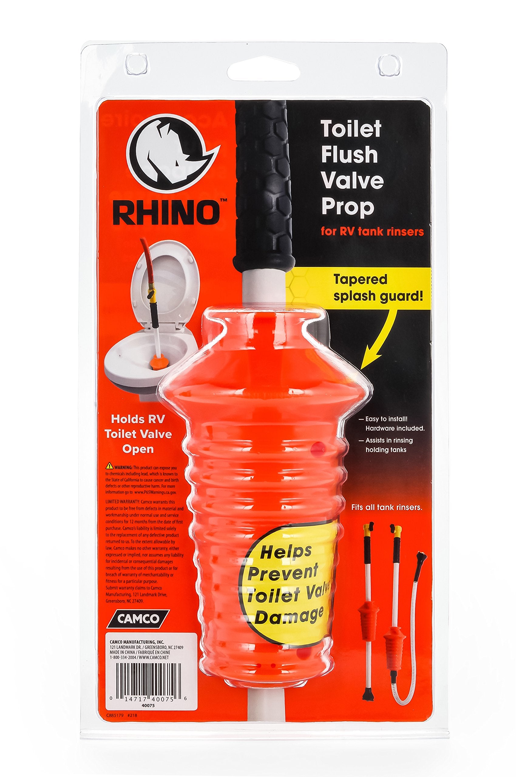 Toilet Flush Valve Prop Camco 40075