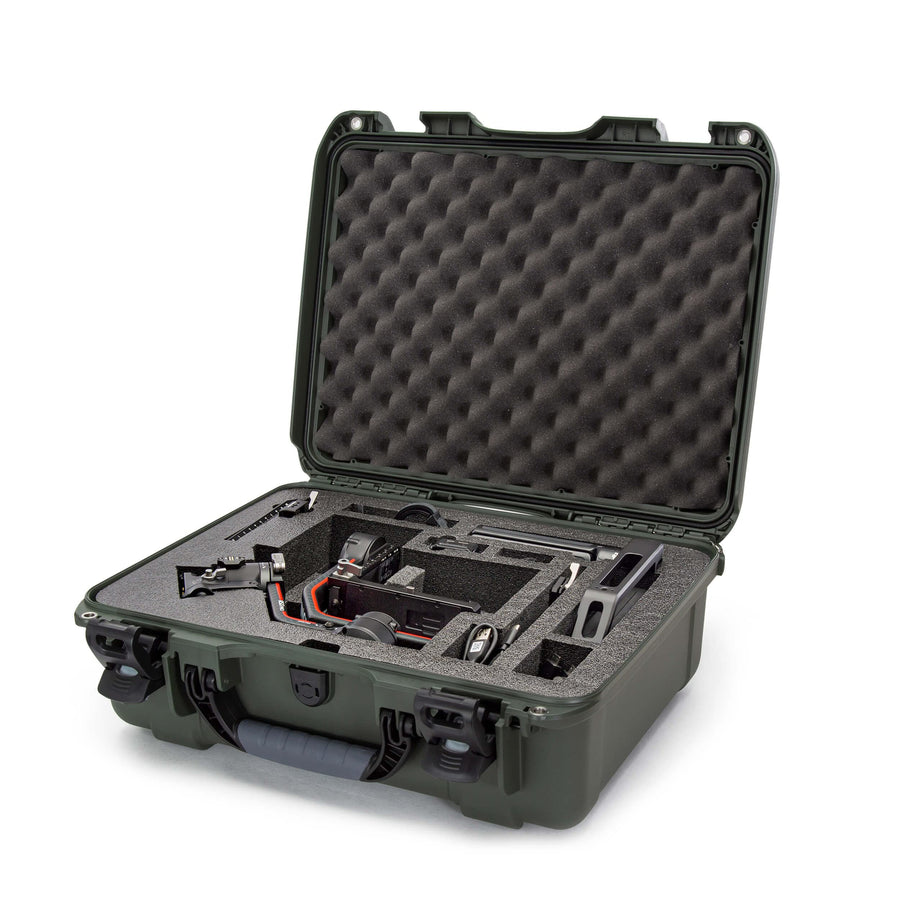Waterproof Nanuk 930 Hard Case with Custom Insert for The DJI Ronin S3, S3 Combo, S3 PRO, S3 PRO Combo - Olive (930S-080OL-0A0-C0634)