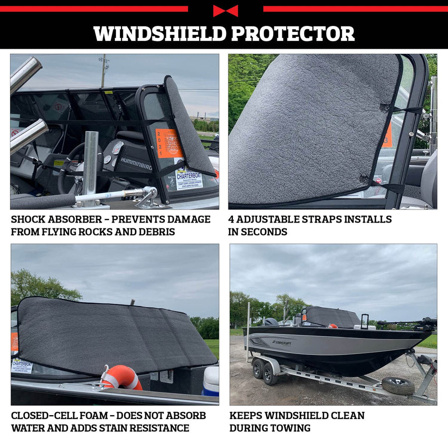 TruXedo Boat Windshield Protector by RealTruck | 1117432 | Universal Fitment