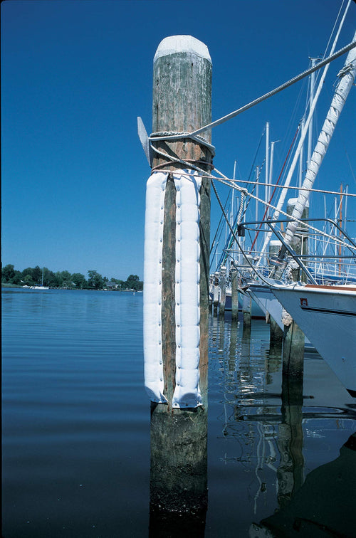 Premium Large Dock & Post Bumper, White (5-1/2"W x 2-1/4"D x 50'L)